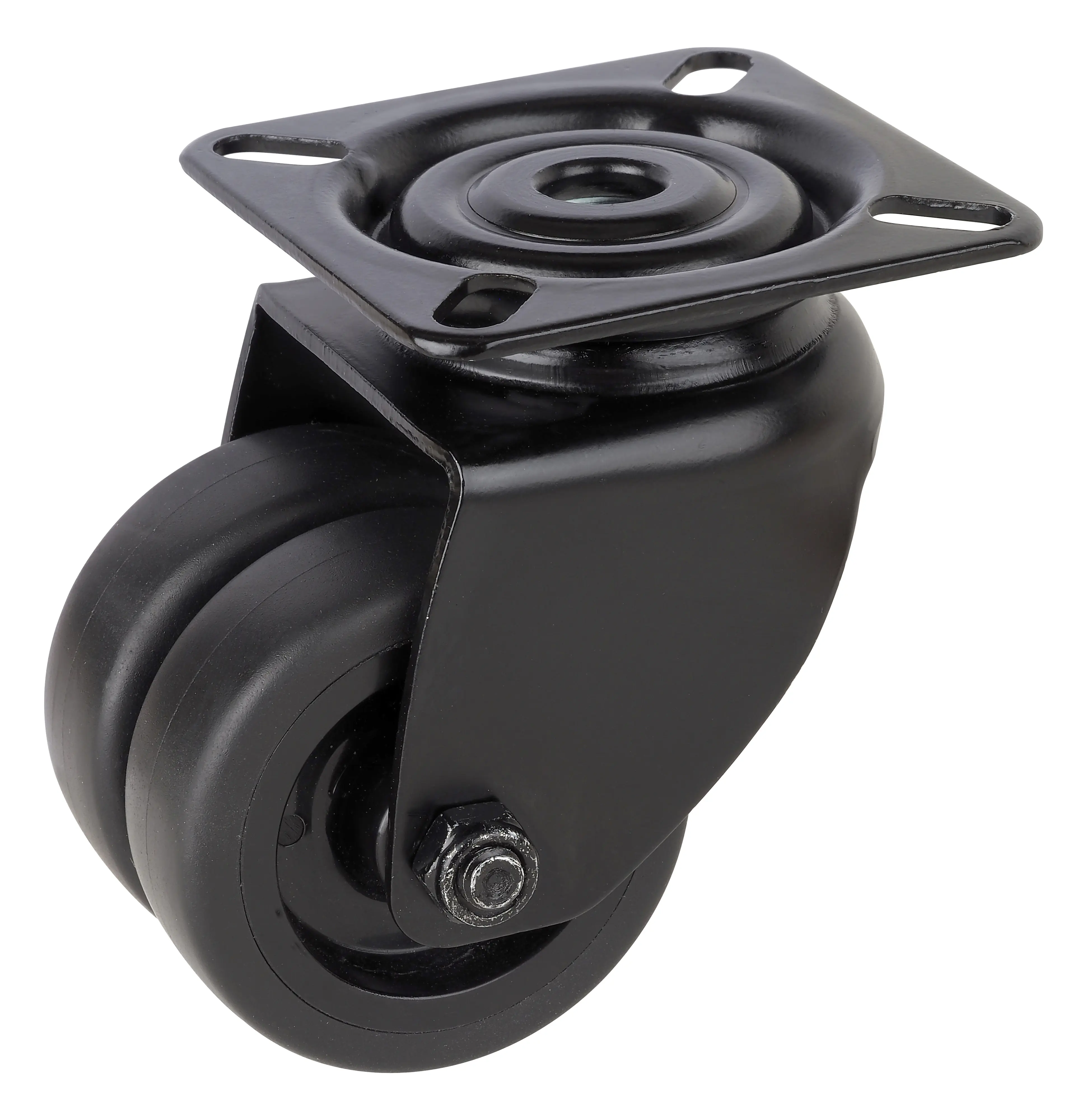 Design-Doppelrolle 50 x 17,5 mm Tragkr. 80 kg