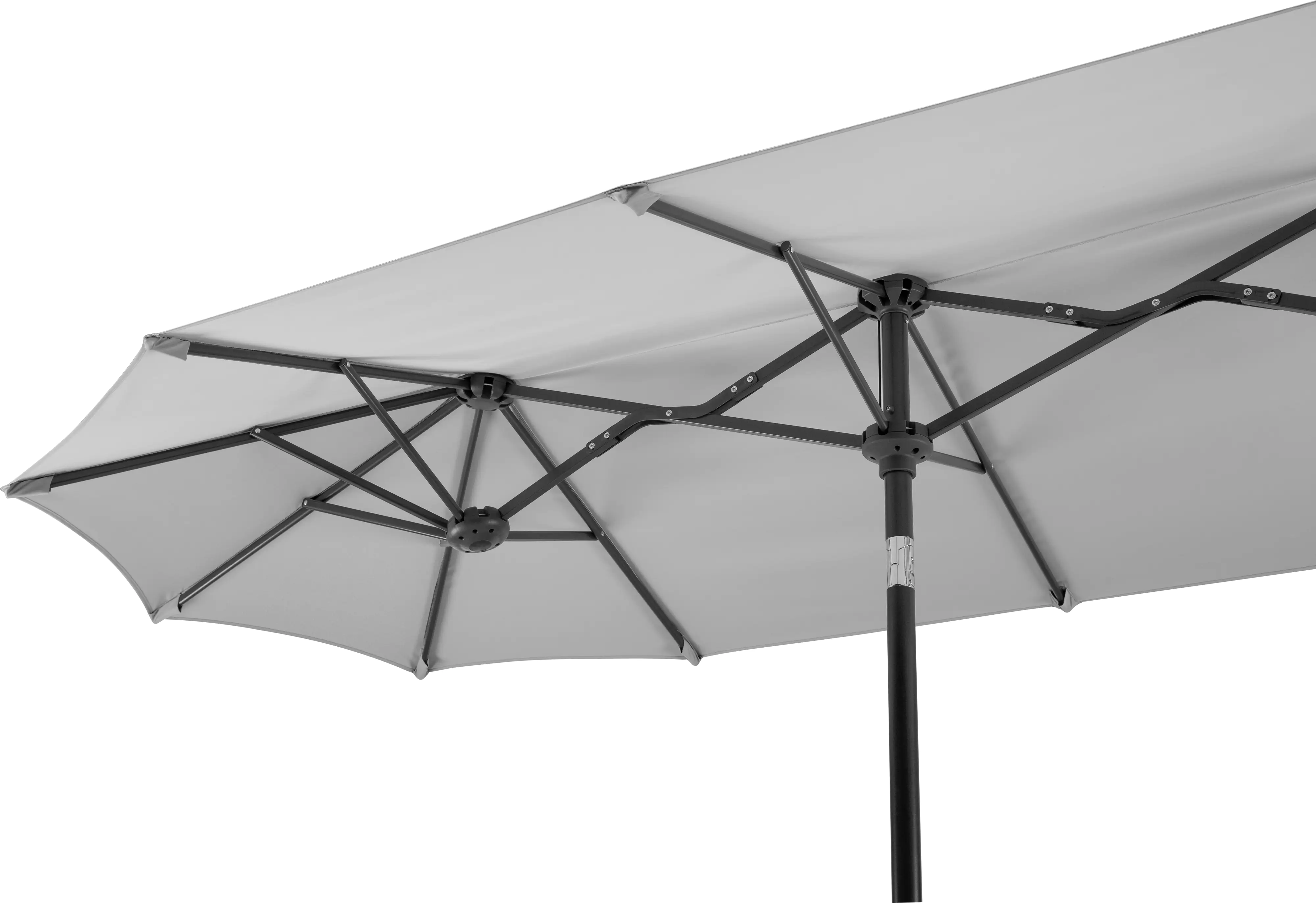 Schneider Sonnenschirm Salerno silbergrau 300 x 150 cm Schneider Sonnenschirm Salerno silbergrau 300 x 150 cm