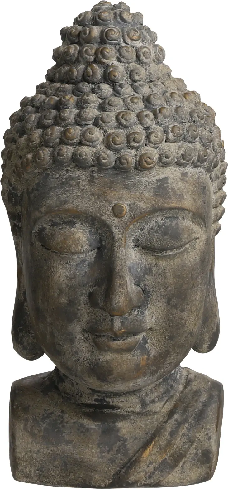Mica Buddha grau Magnesium 48 cm