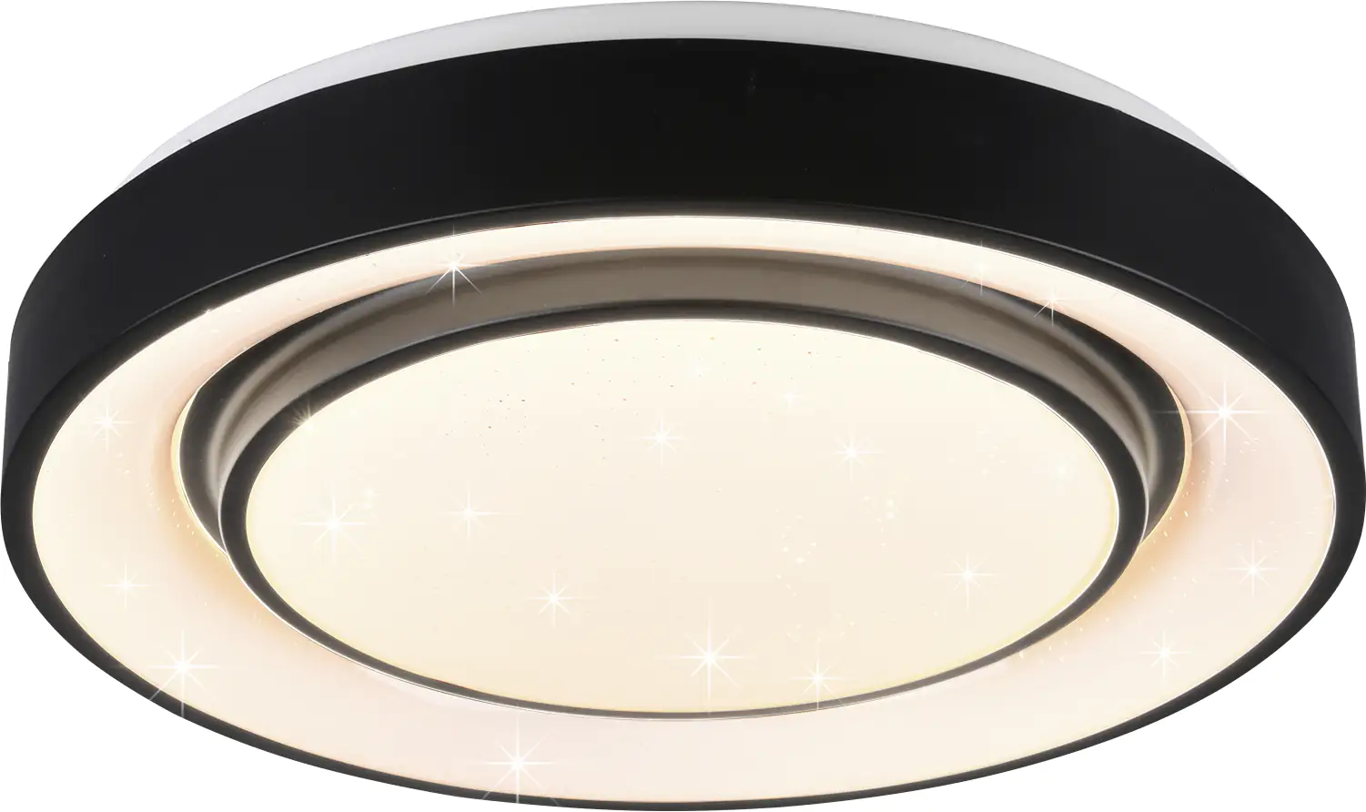 Reality LED Deckenleuchte Mona schwarz matt, weiß