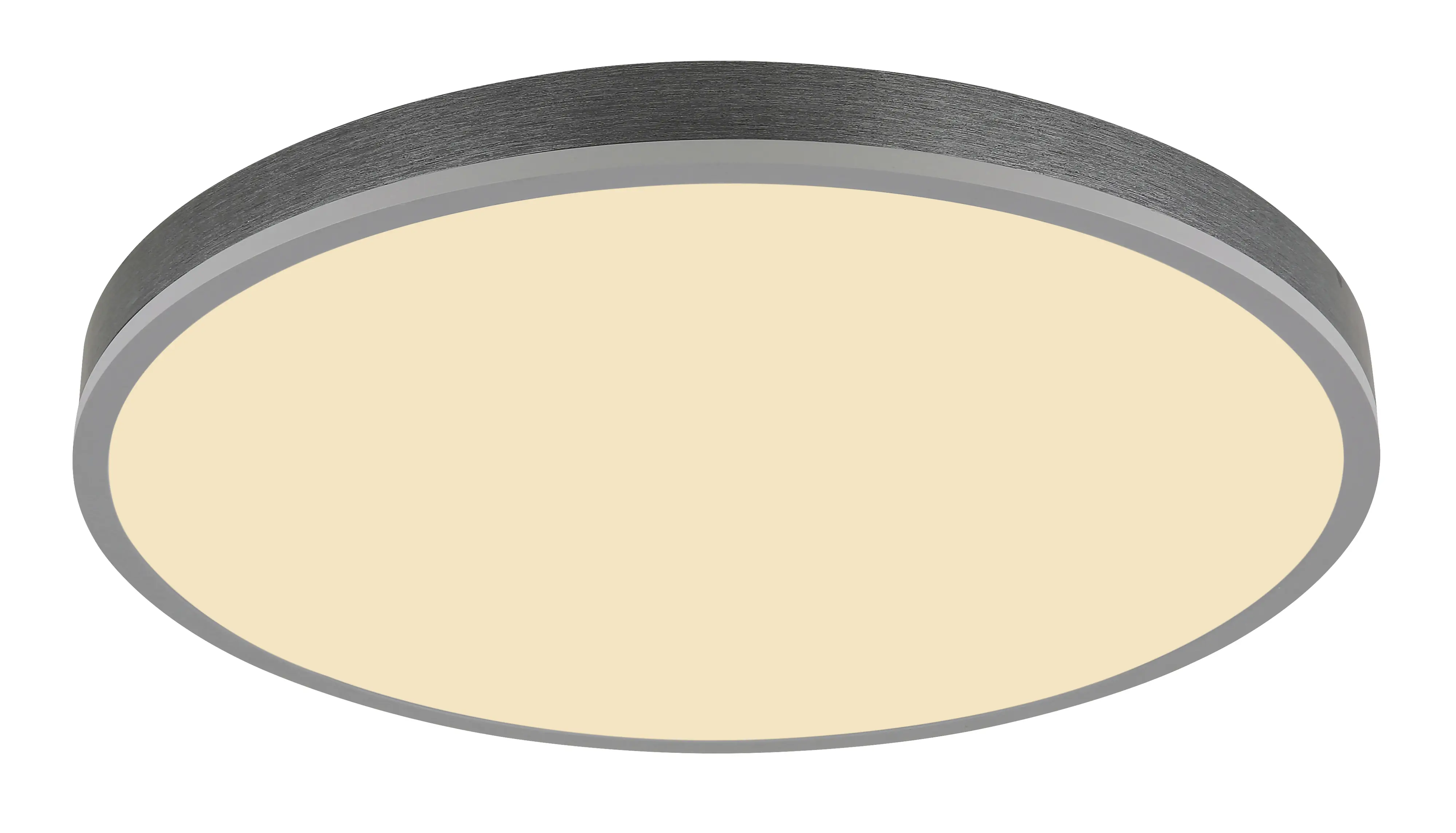 Globo Deckenleuchte Doro Ø 60 x 8,5 cm silber CCT