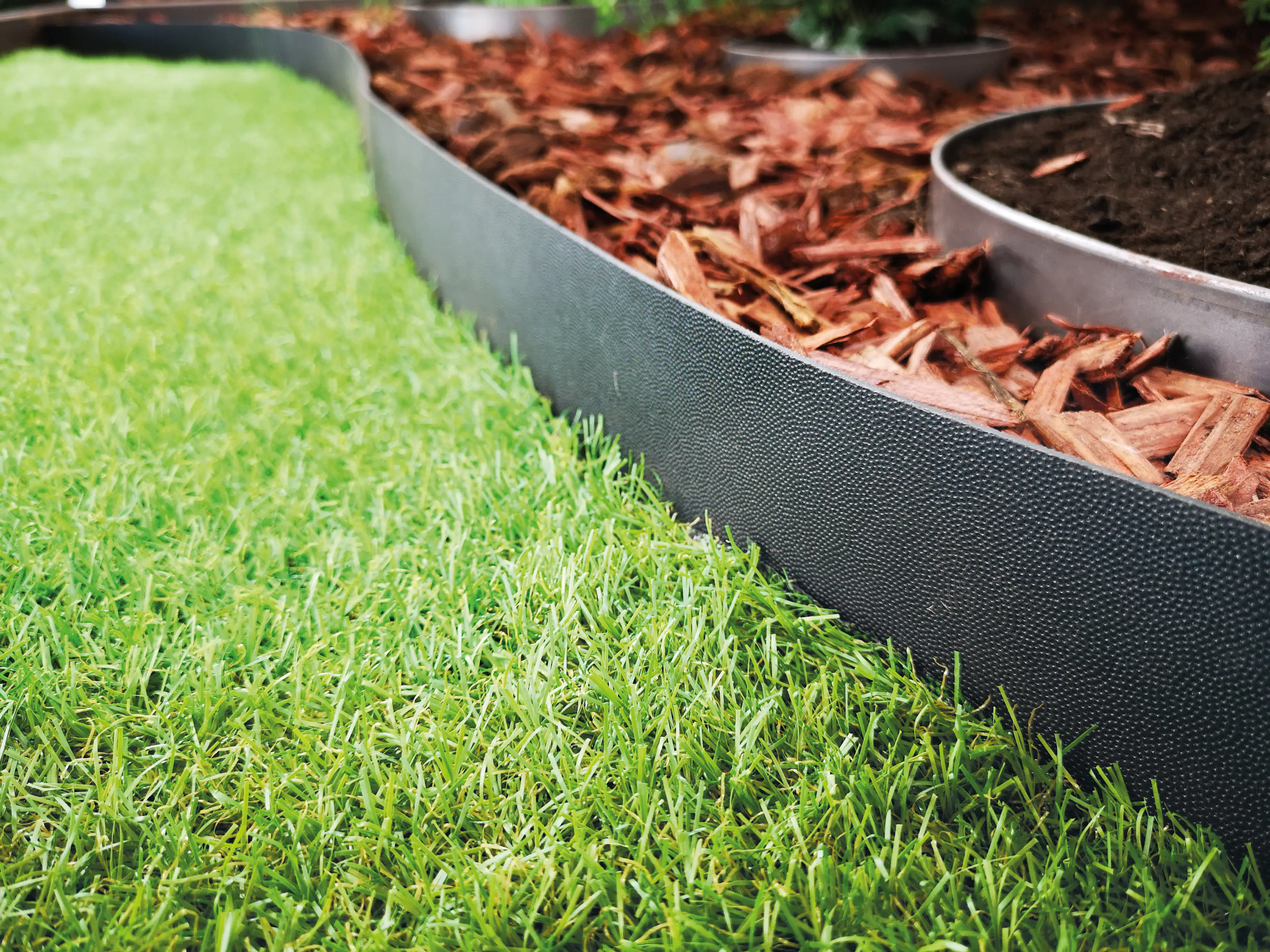 Bellissa Rasenkante Rolle Kunststoff 1000 x 0,2 x 12 cm