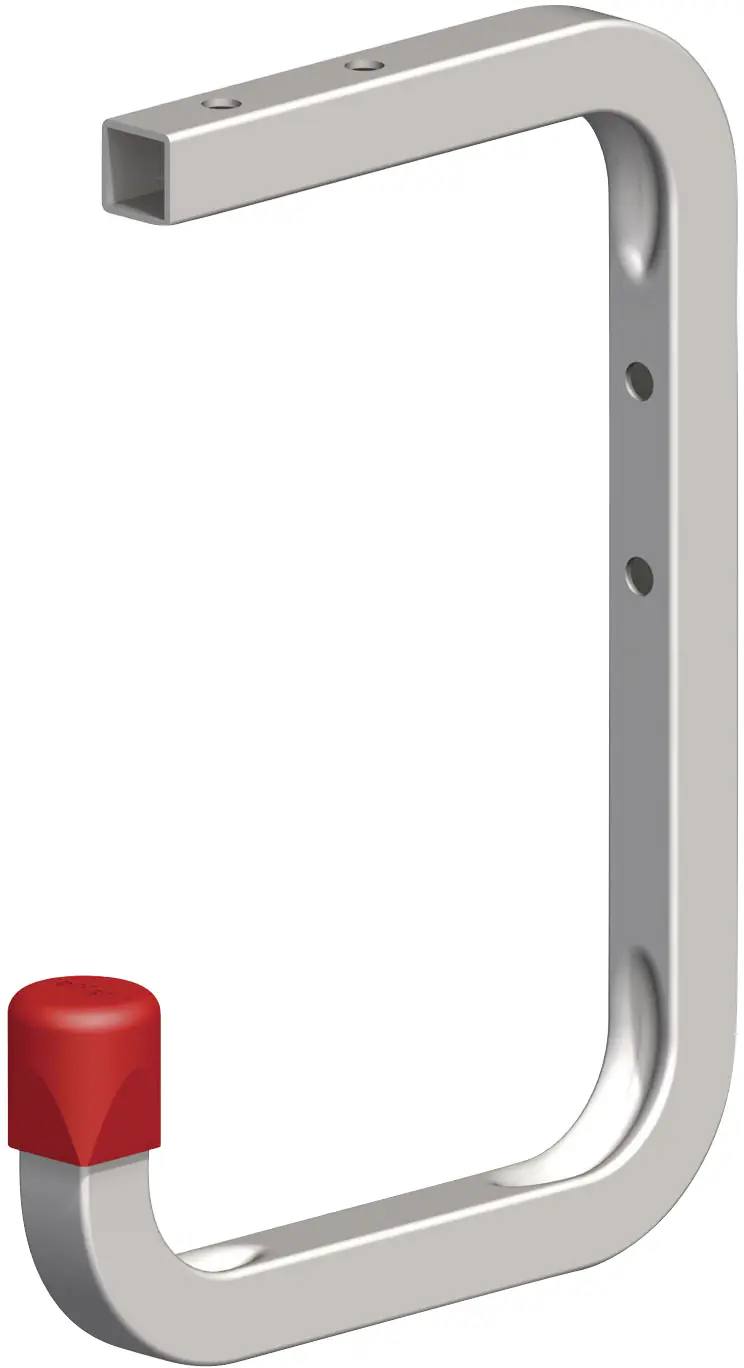 alfer Wand- und Deckenhaken 115 x 160 x 100 mm Stahl verzinkt Kappe rot alfer Wand- und Deckenhaken 115 x 160 x 100 mm Stahl verzinkt Kappe rot