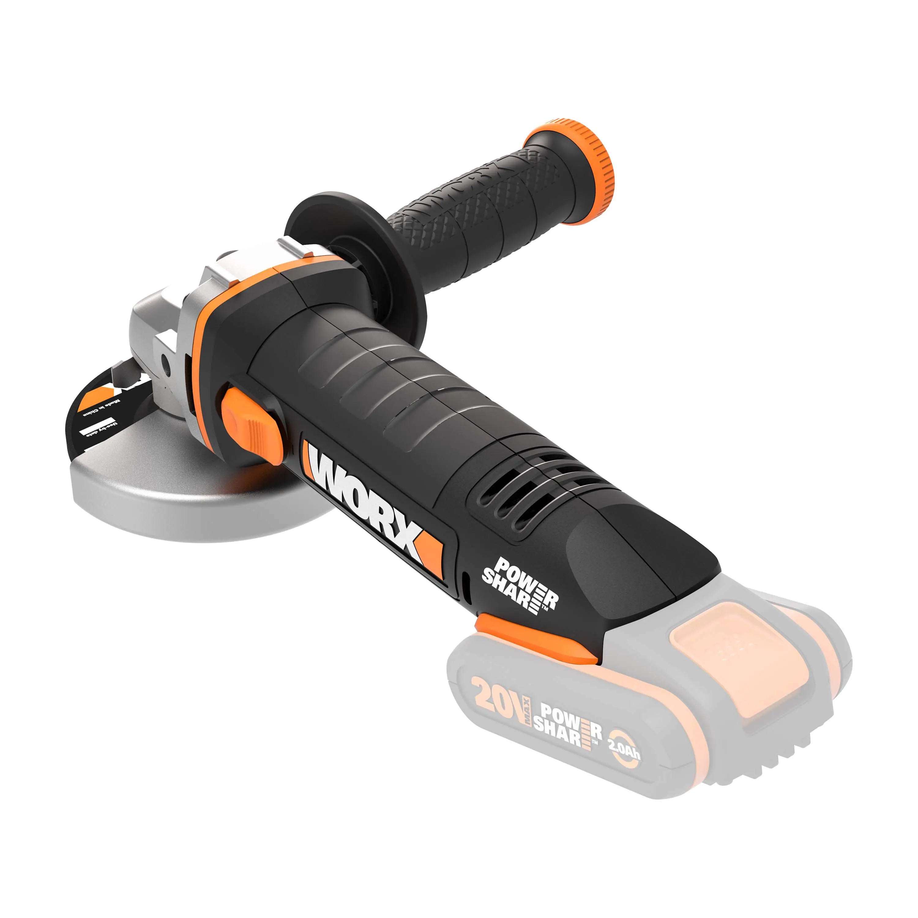 Worx Akku-Winkelschleifer WX800.9 20 V Solo Worx Akku-Winkelschleifer WX800.9 20 V Solo