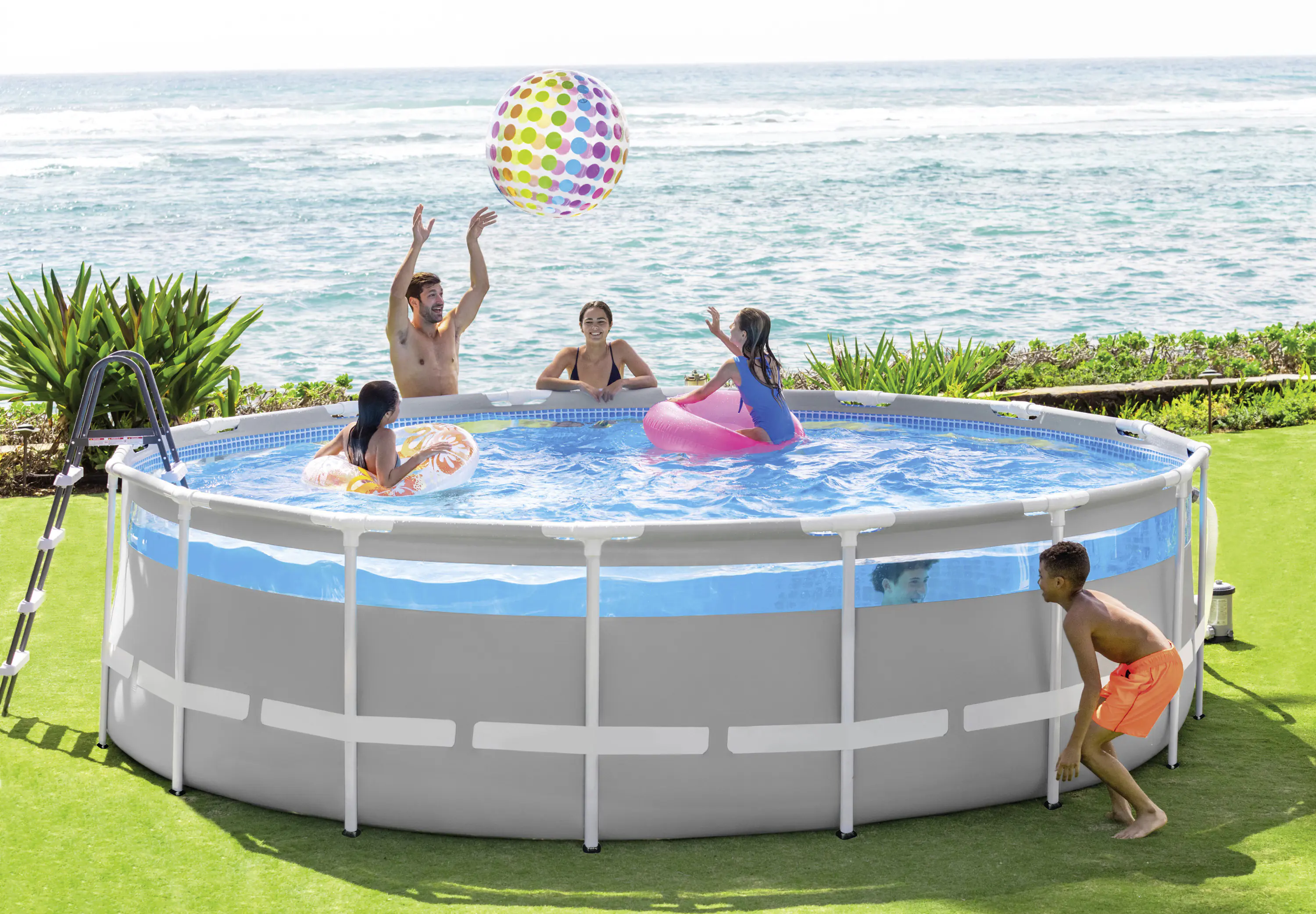 Intex Pool Clear View Prism Frame 4,88 m x 1,22 m