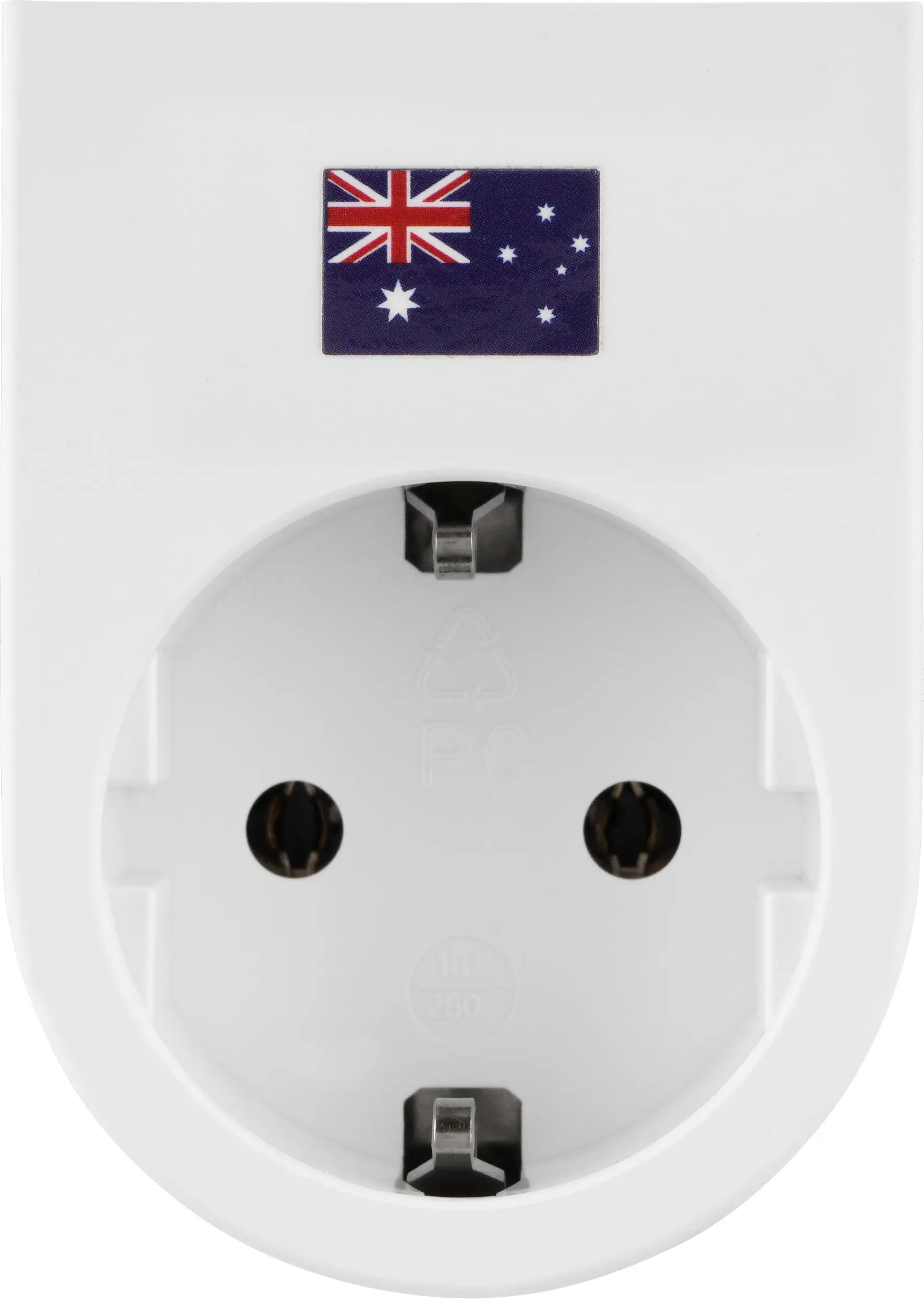 REV Reisestecker Traveler Plus Australien / China weiß