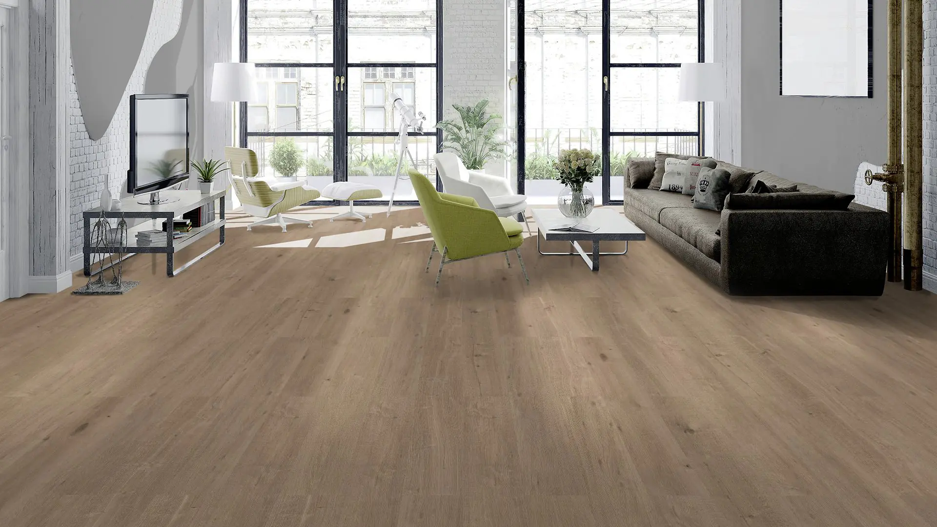 Classen Laminat 7 mm 4V 128,6 x 19,4 cm 7 mm Eiche natur