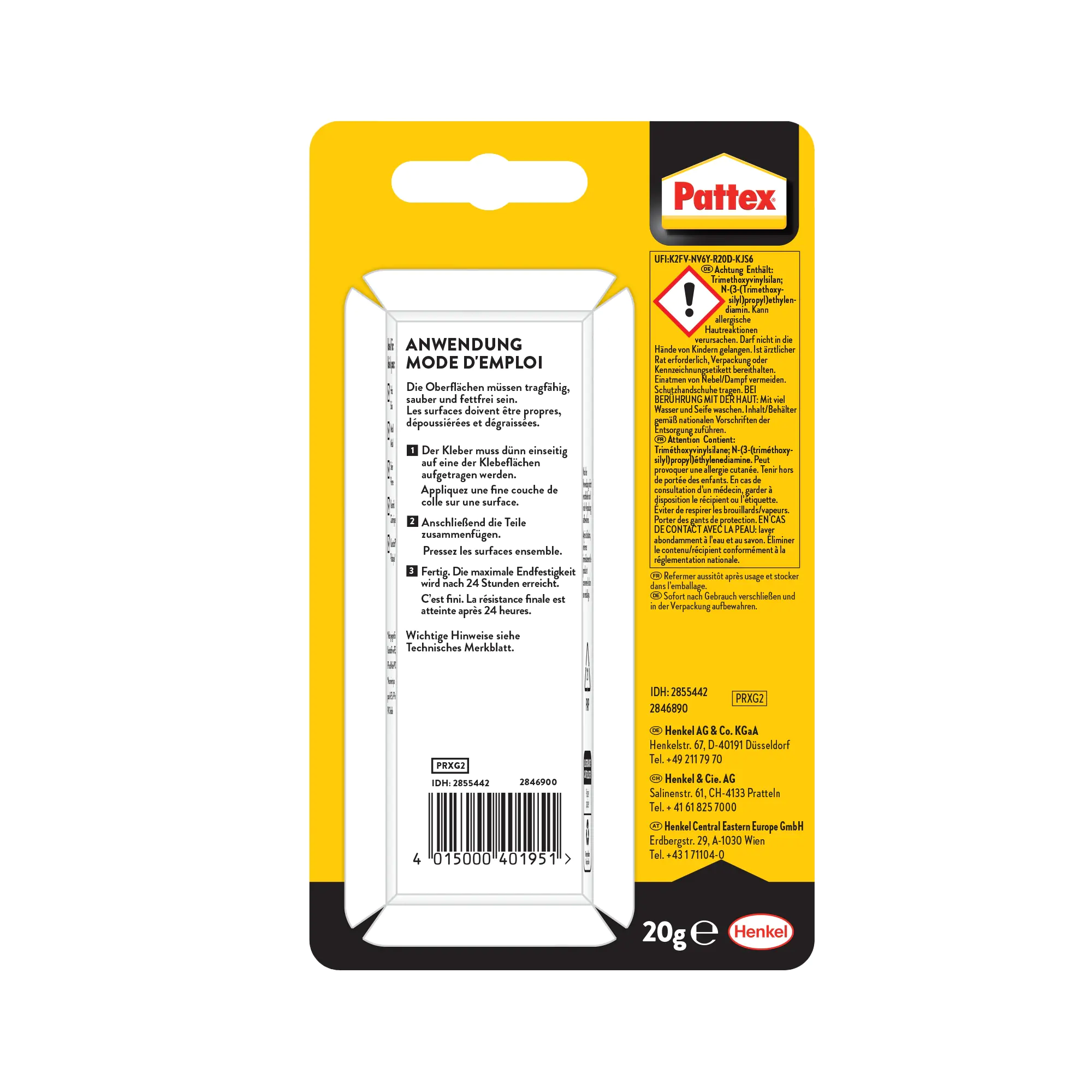 Pattex Repair Extreme Alleskleber-Gel 20 g kristallklar Pattex Repair Extreme Alleskleber-Gel 20 g kristallklar