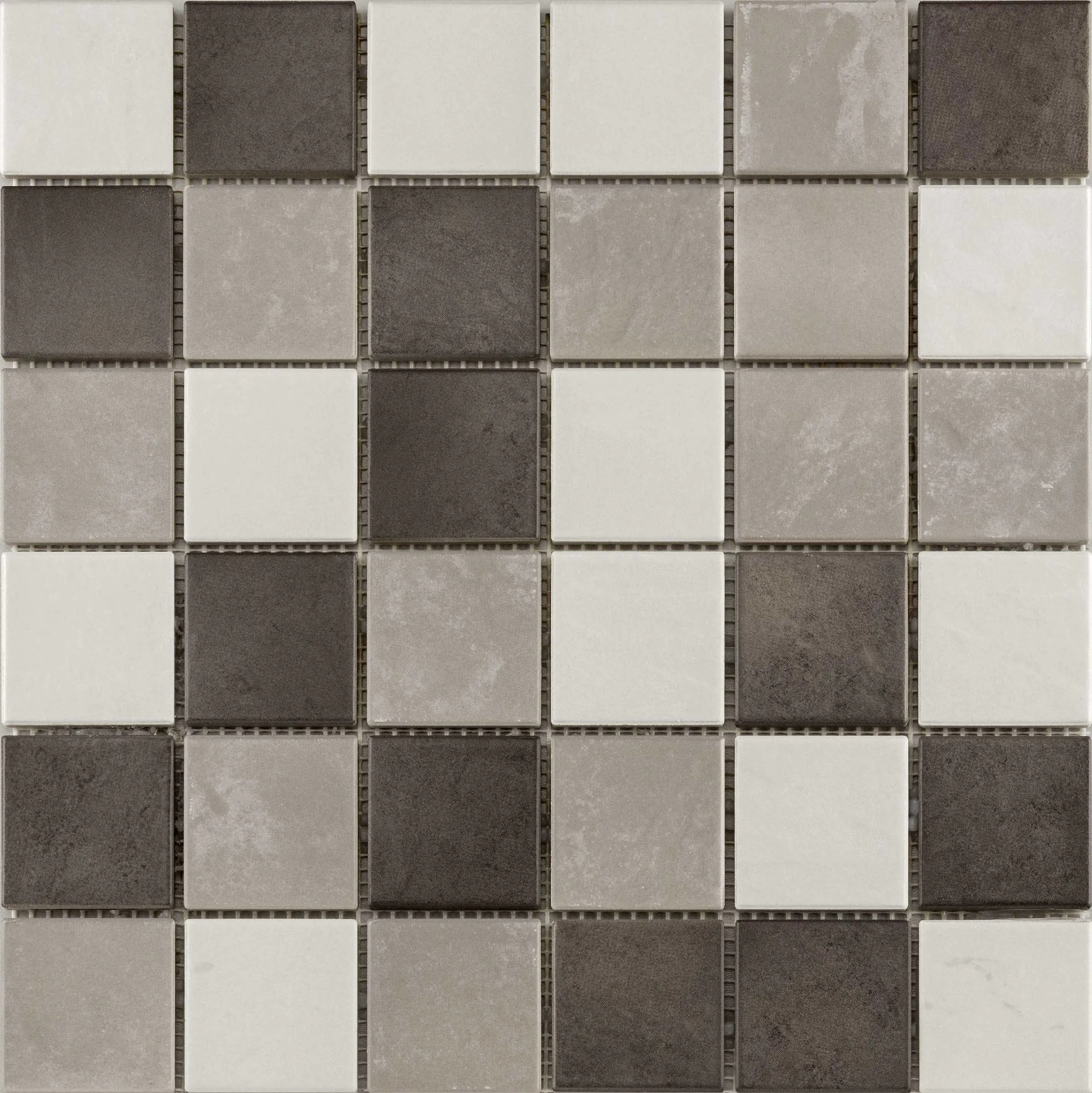 KNG Mosaikfliese rutschhemmend 29,7 x 29,7 cm braun/beige mix