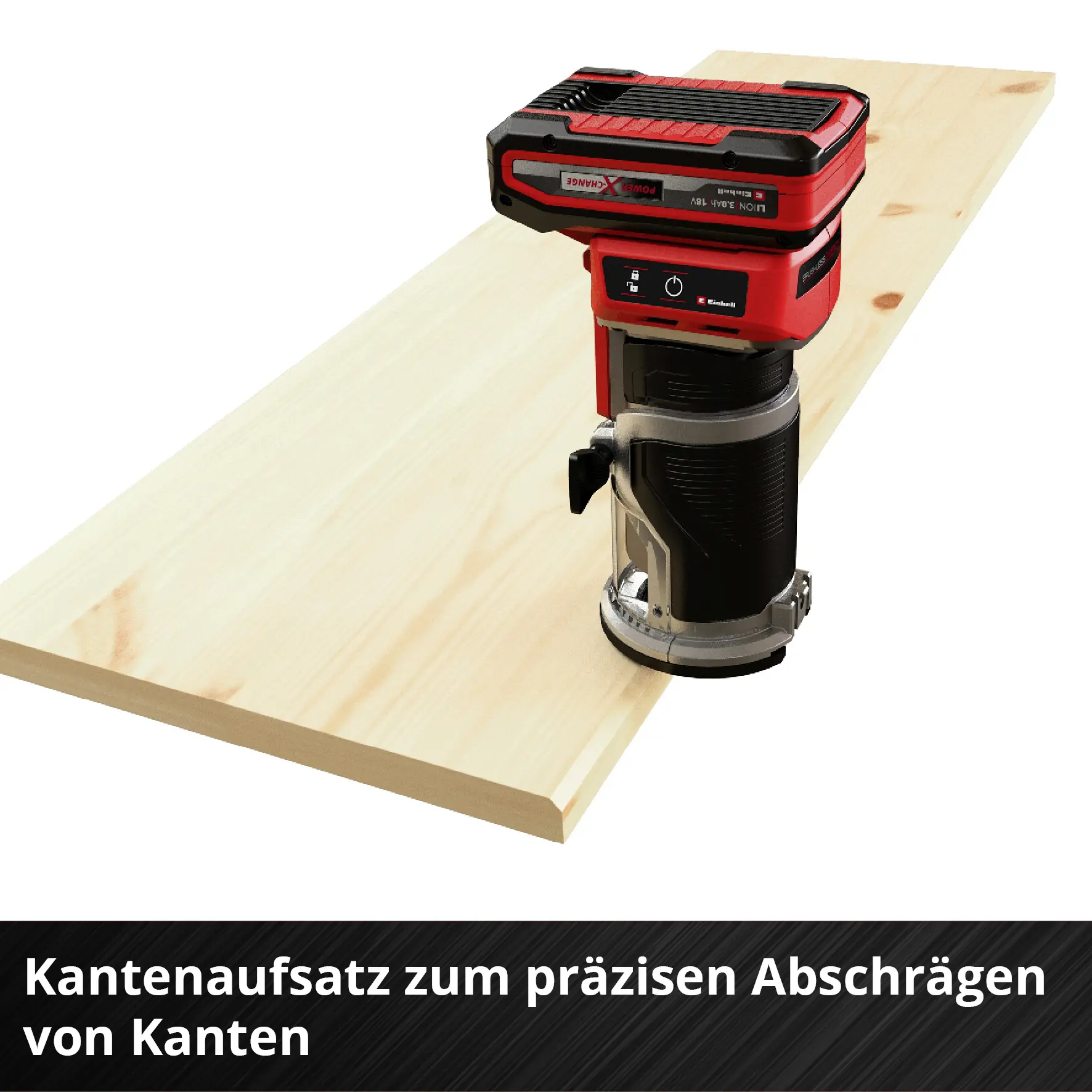 Einhell Professional Akku-Kantenfräse TP-ET 18 Li BL Solo 18 V
