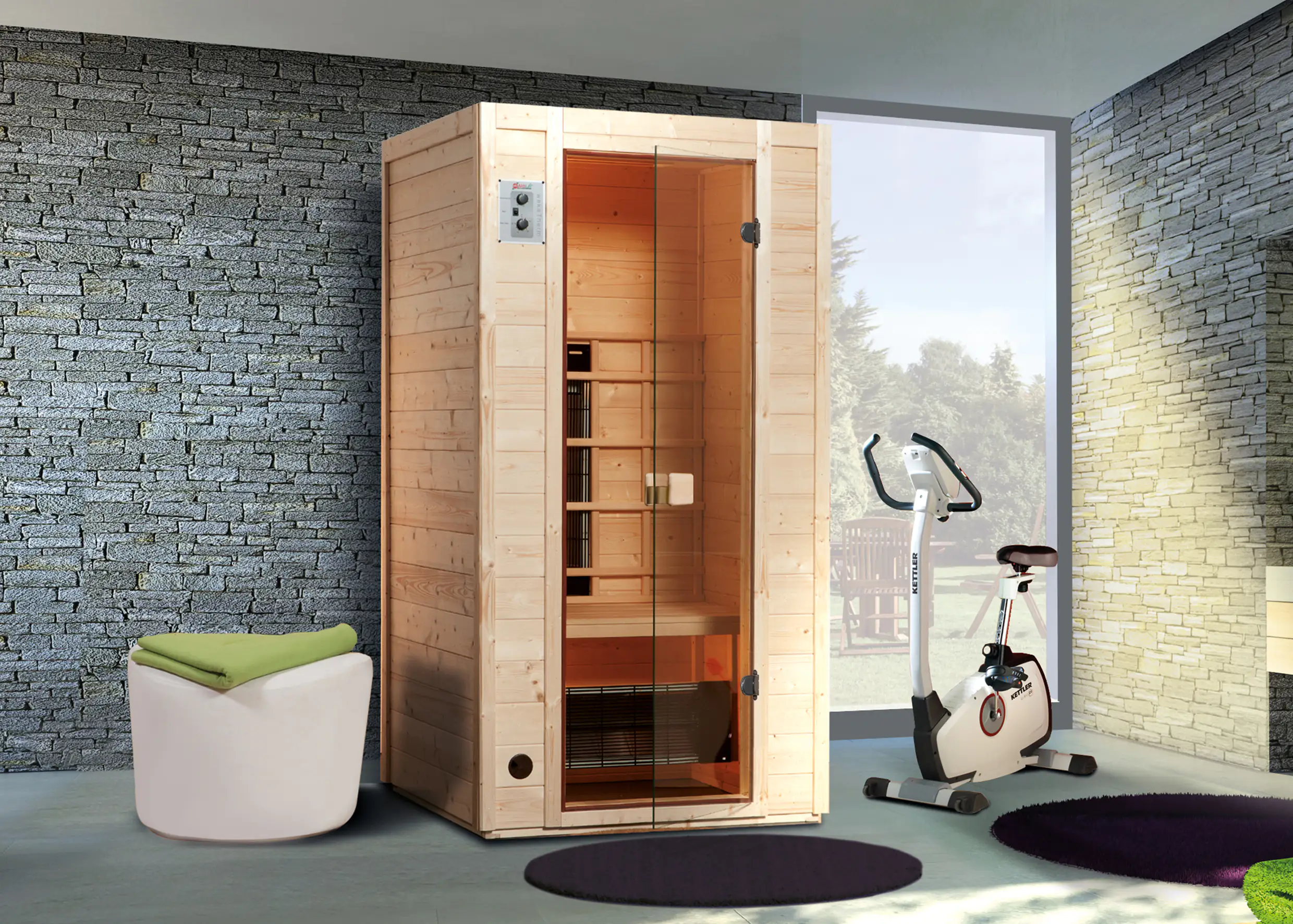 Weka Infrarotkabine Vaala 1 1700 Watt