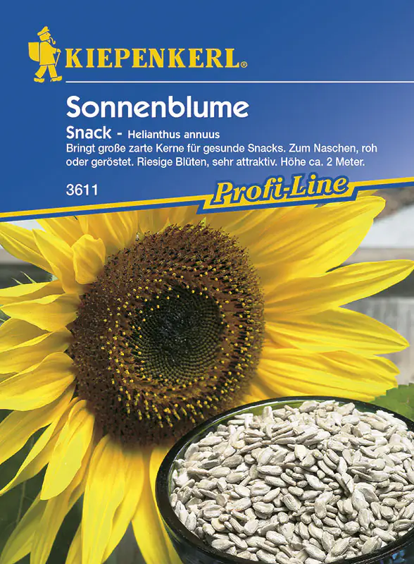 4000159186118 Kiepenkerl Sonnenblume Snack Helianthus annuus, Inhalt: 20 Korn