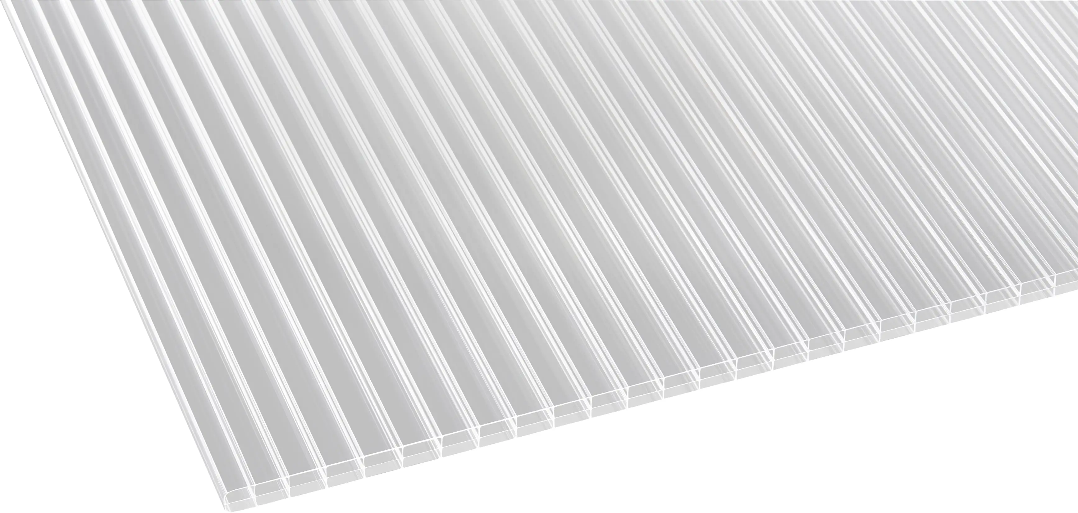 Gutta Premium Terrassendach 309,4 x 306 cm weiß PC klar 16 mm