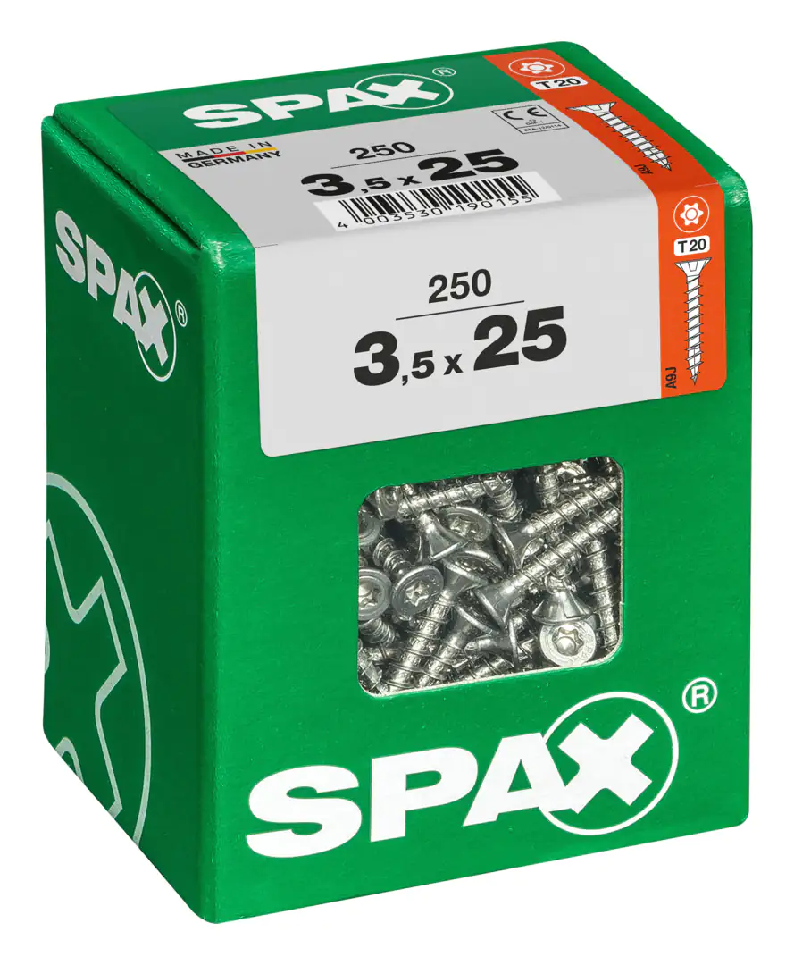 Spax Universalschrauben 3.5 x 25 mm TX 20 - 250 Stk.