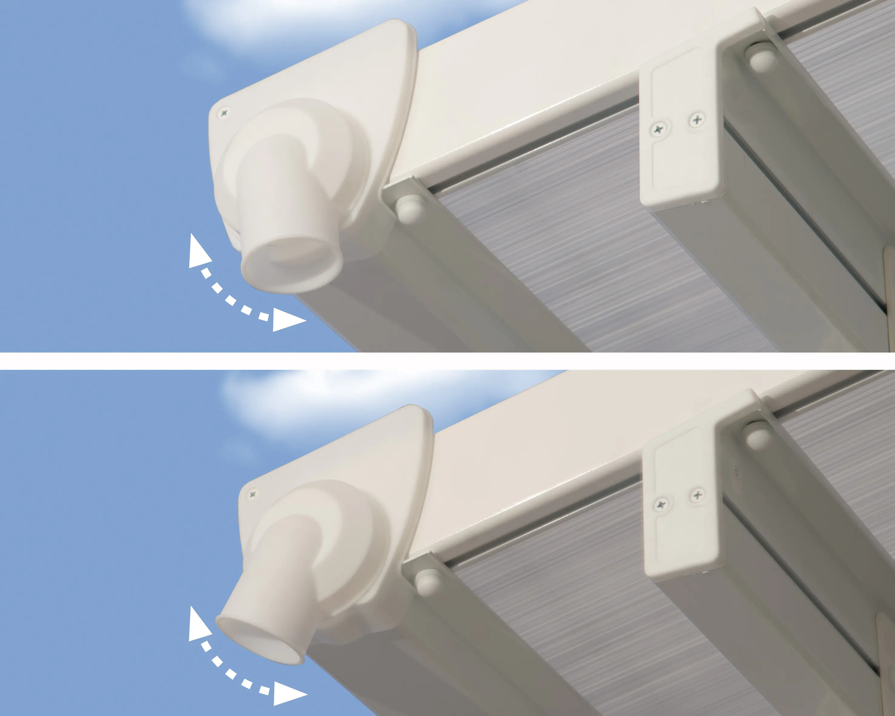 Canopia Terrassendach 1031 x 400 cm weiß