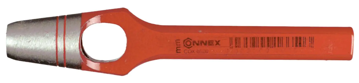 Henkel-Locheisen 6 mm Chrom-Vanadium rot lackiert