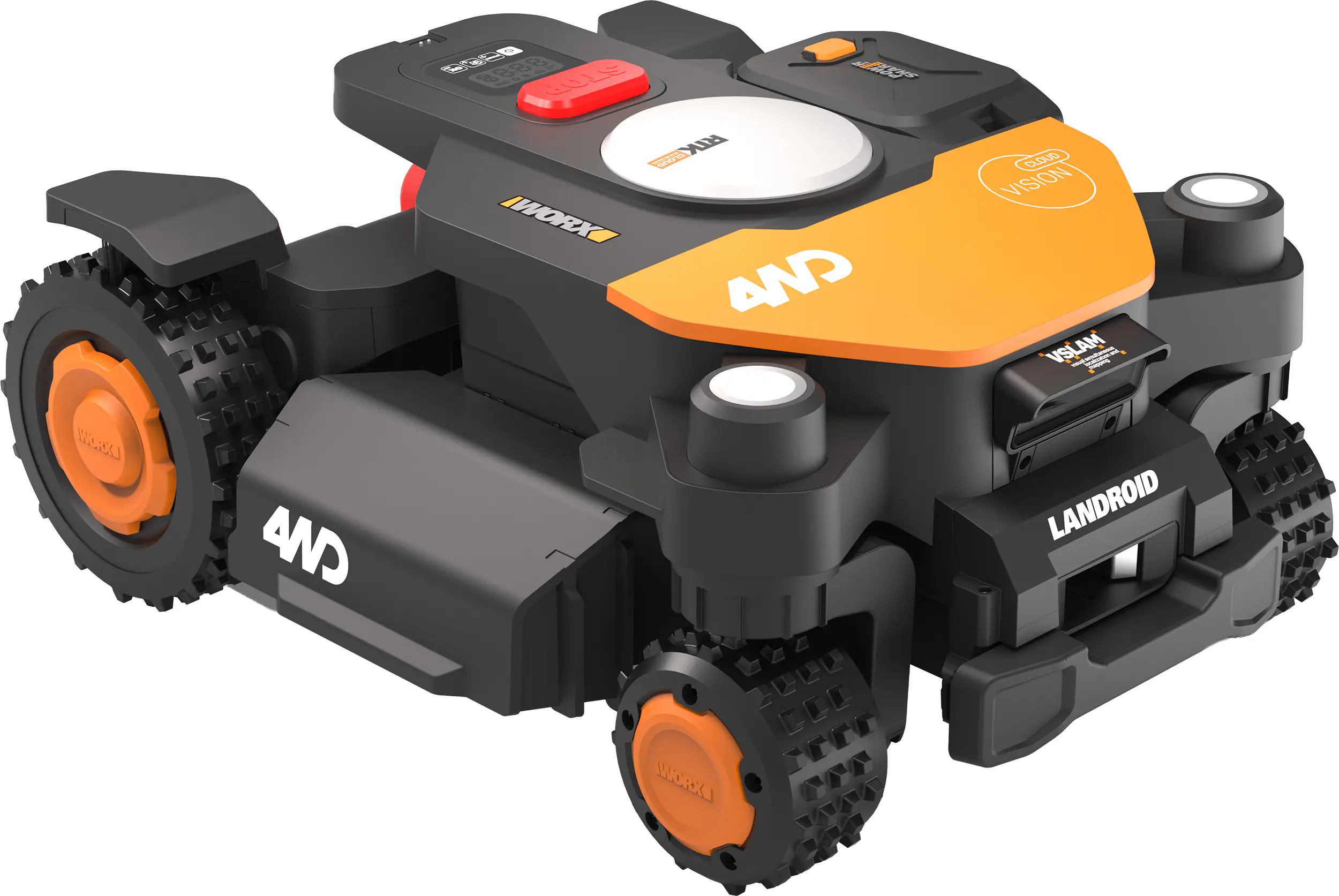 Worx Mähroboter M600 4WD Landroid Vision Cloud