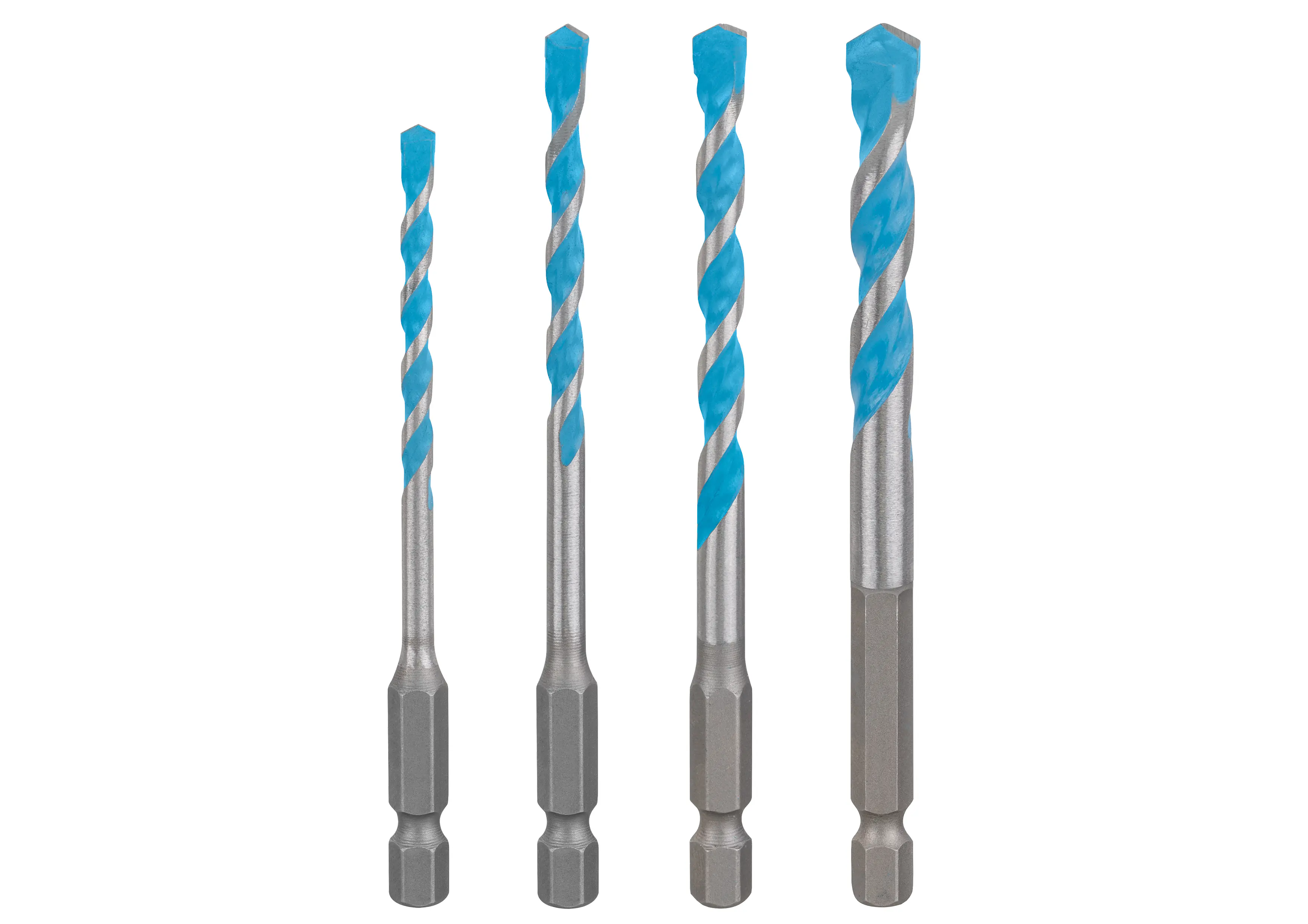 Bosch Expert Mehrzweckbohrer-Set HEX-9 Ø 4/5/6/8 mm 4-tlg.