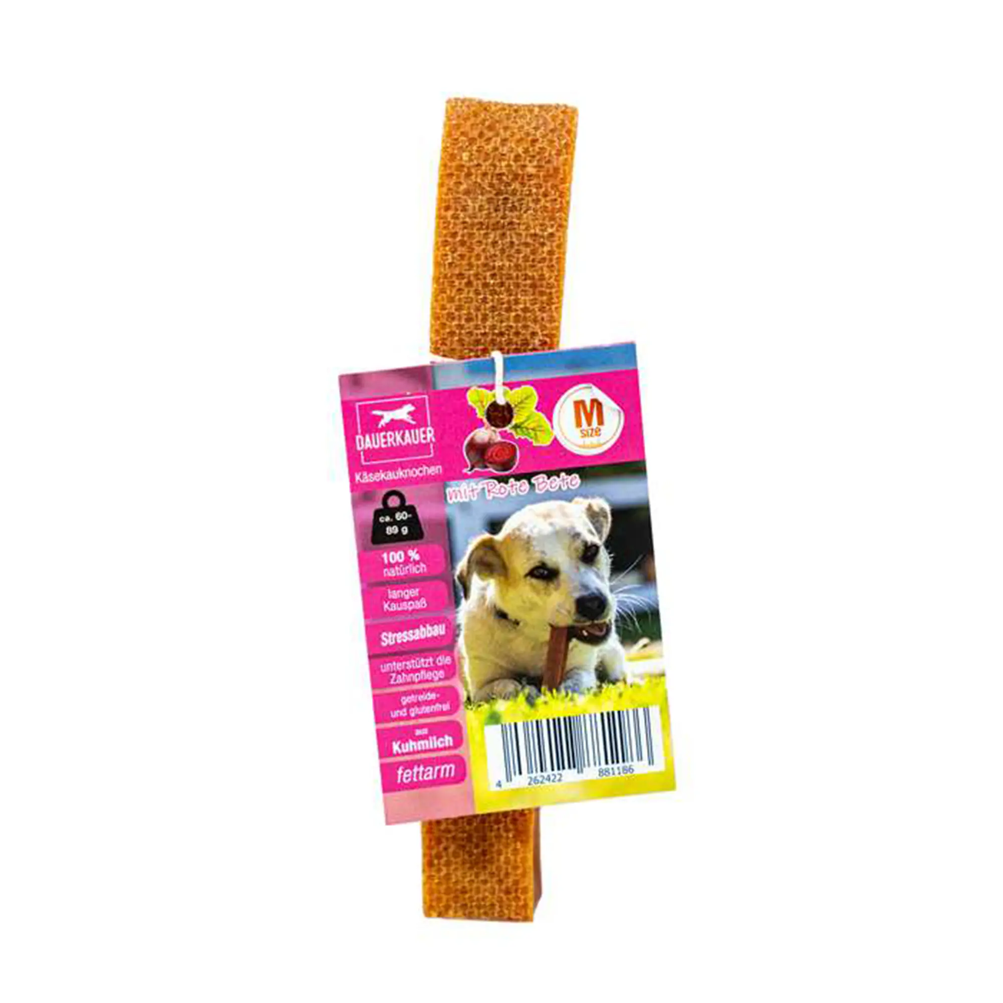 Wolters Hundeleckerli Dauerkauer vegetarischer Käseknochen mit Rote Bete 60 - 89 g