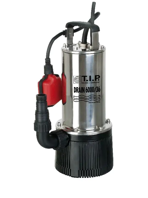 T.I.P. Klar-/Schmutzwasser Tauchpumpe Drain 6000 l/h 36 m 950 Watt T.I.P. Klar-/Schmutzwasser Tauchpumpe Drain 6000 l/h 36 m 950 Watt