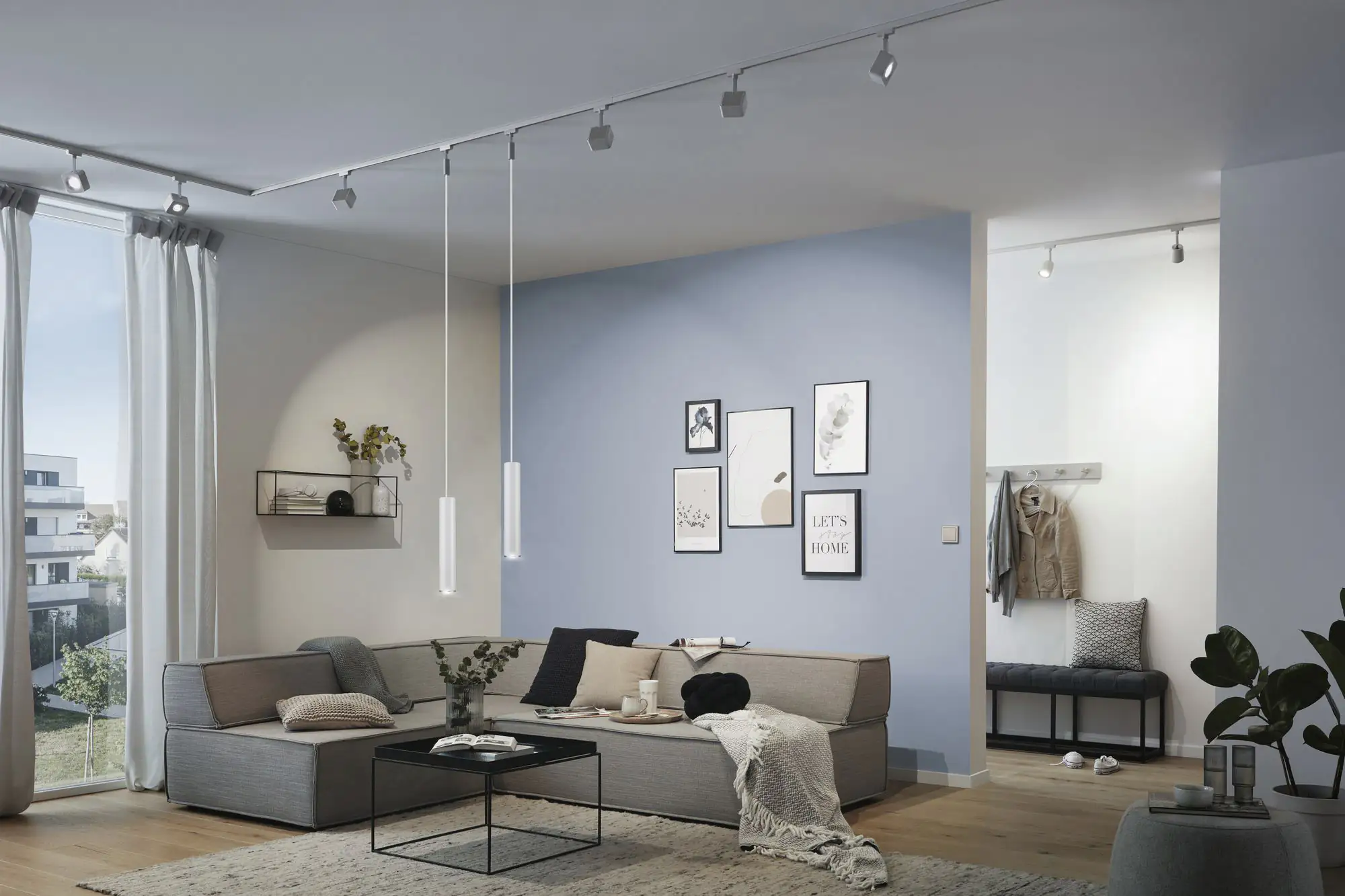 4000870969649_2838120 Paulmann URail Gelenk-Verbinder chrom matt 15,9 x 3,6 cm max. 1000W