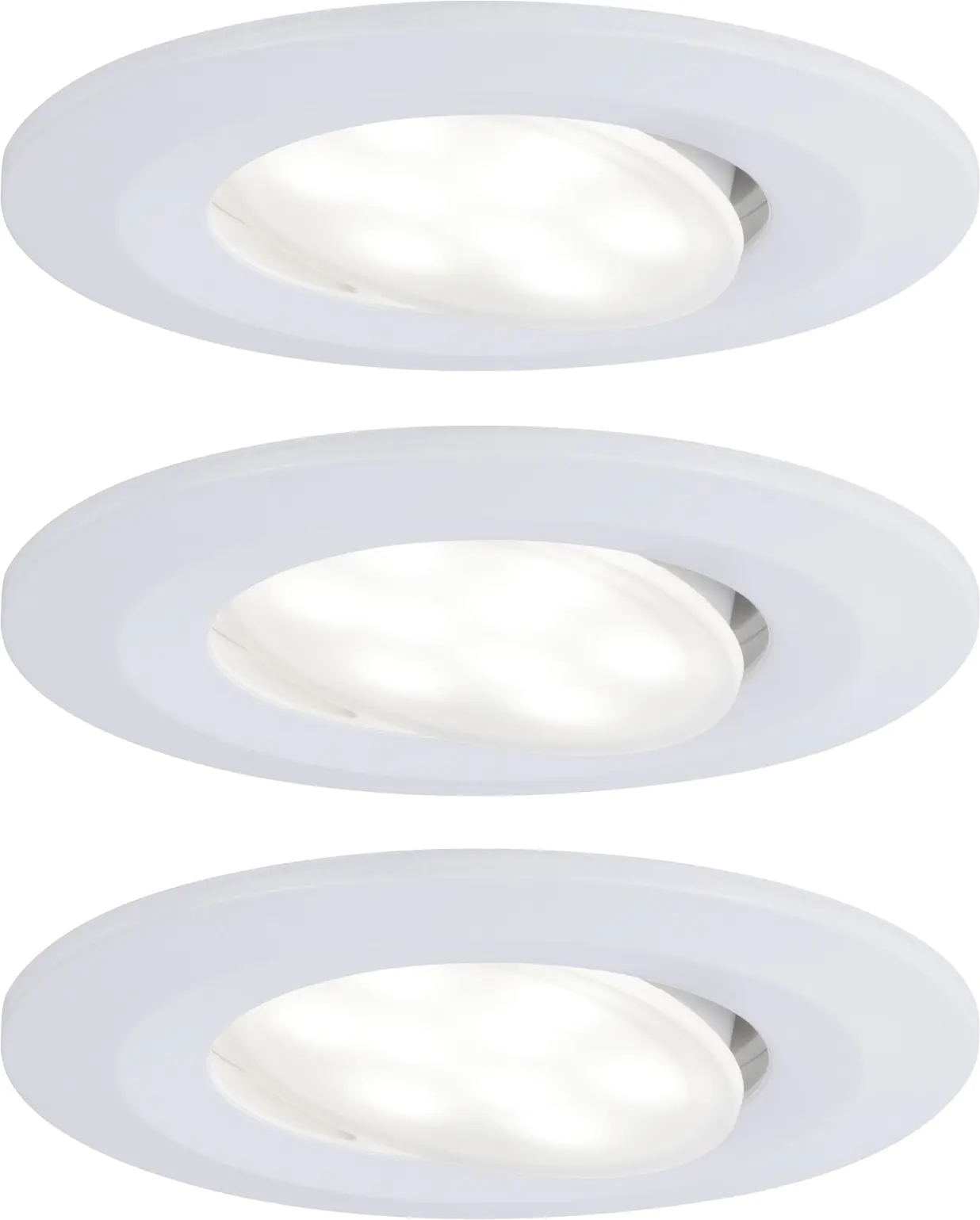 Paulmann LED Einbauleuchte Calla weiß matt 3 x 5,5 W schwenkbar 3er Set