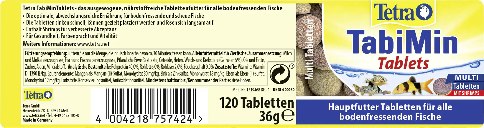 Tetra Tablets TabiMin 120 120 Tabletten