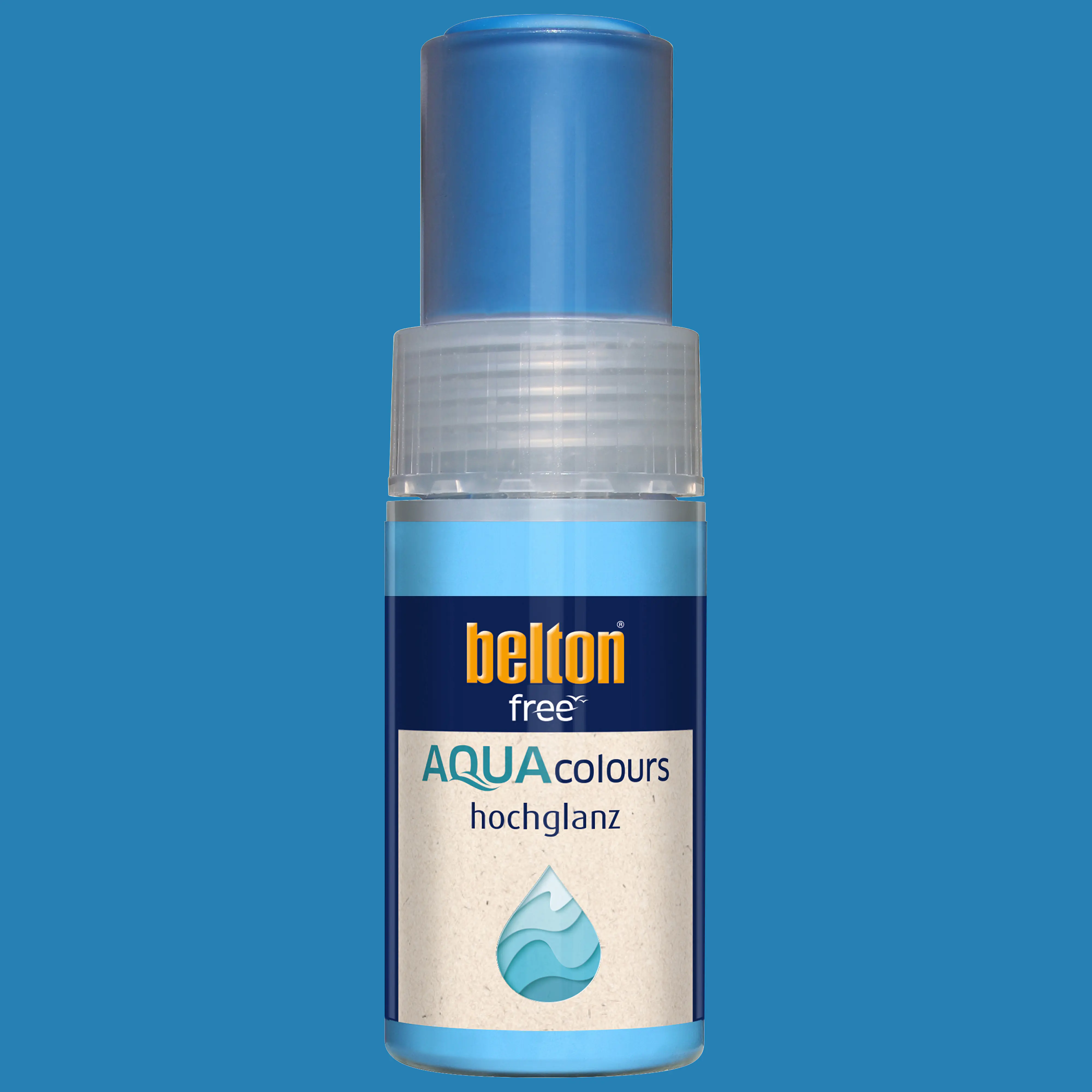 belton free Lackstift AQUAcolours 9 ml himmelblau hochglanz
