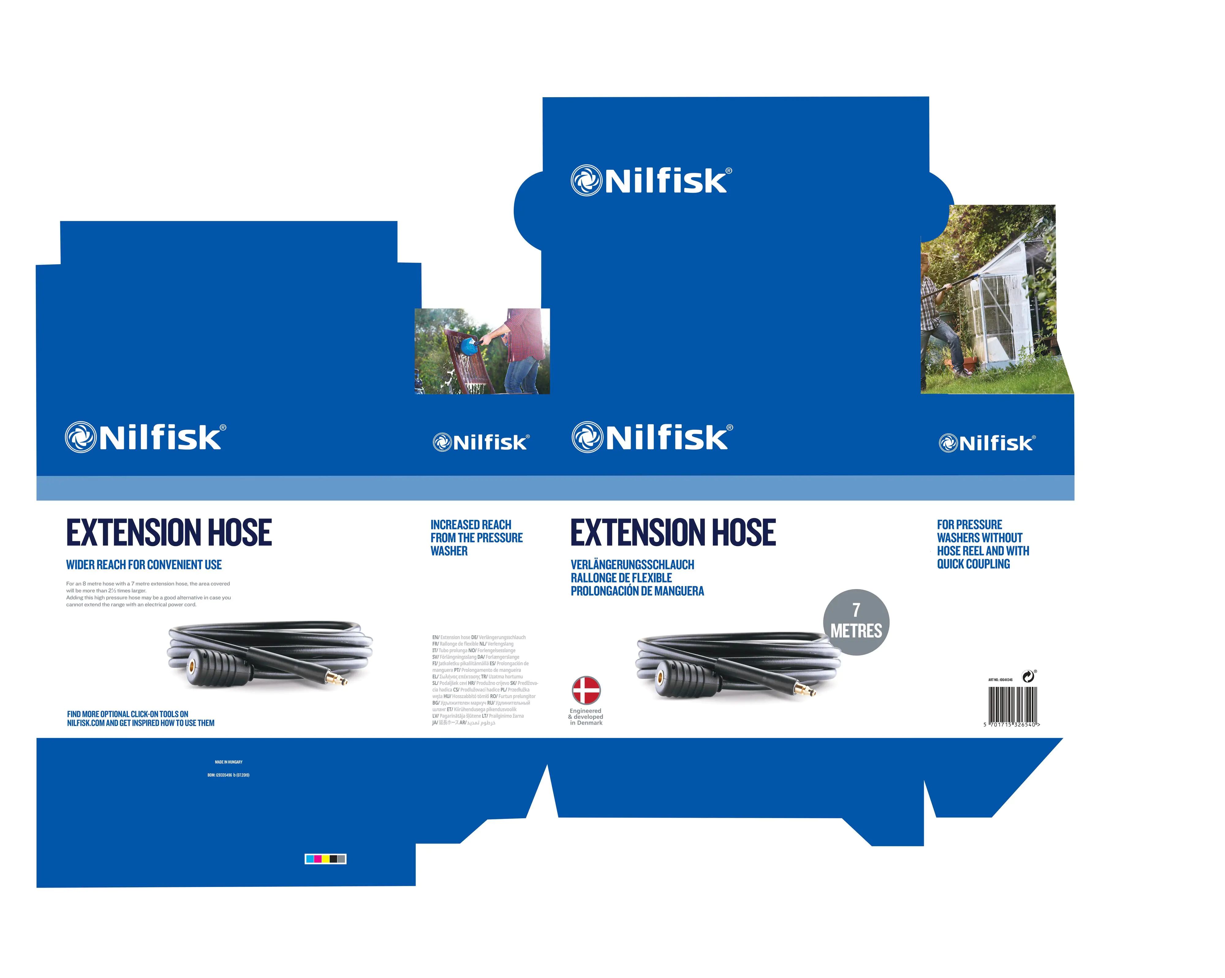 Nilfisk Schlauchverlängerung für Hochdruckreiniger 7 Meter 