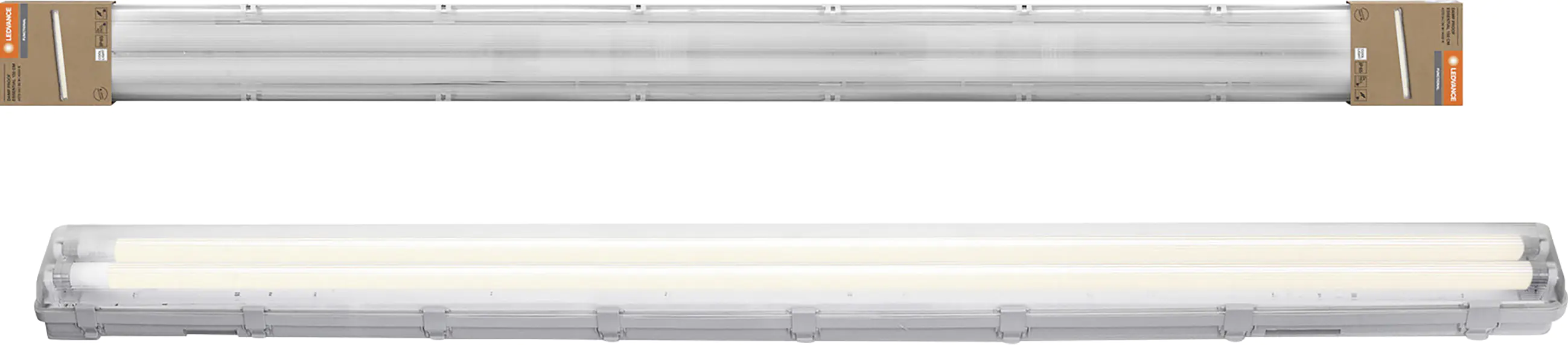 Ledvance LED Feuchtraumleuchte Dampproof Essential 150 cm G13 2x19 W neutralweiß Ledvance LED Feuchtraumleuchte Dampproof Essential 150 cm G13 2x19 W neutralweiß