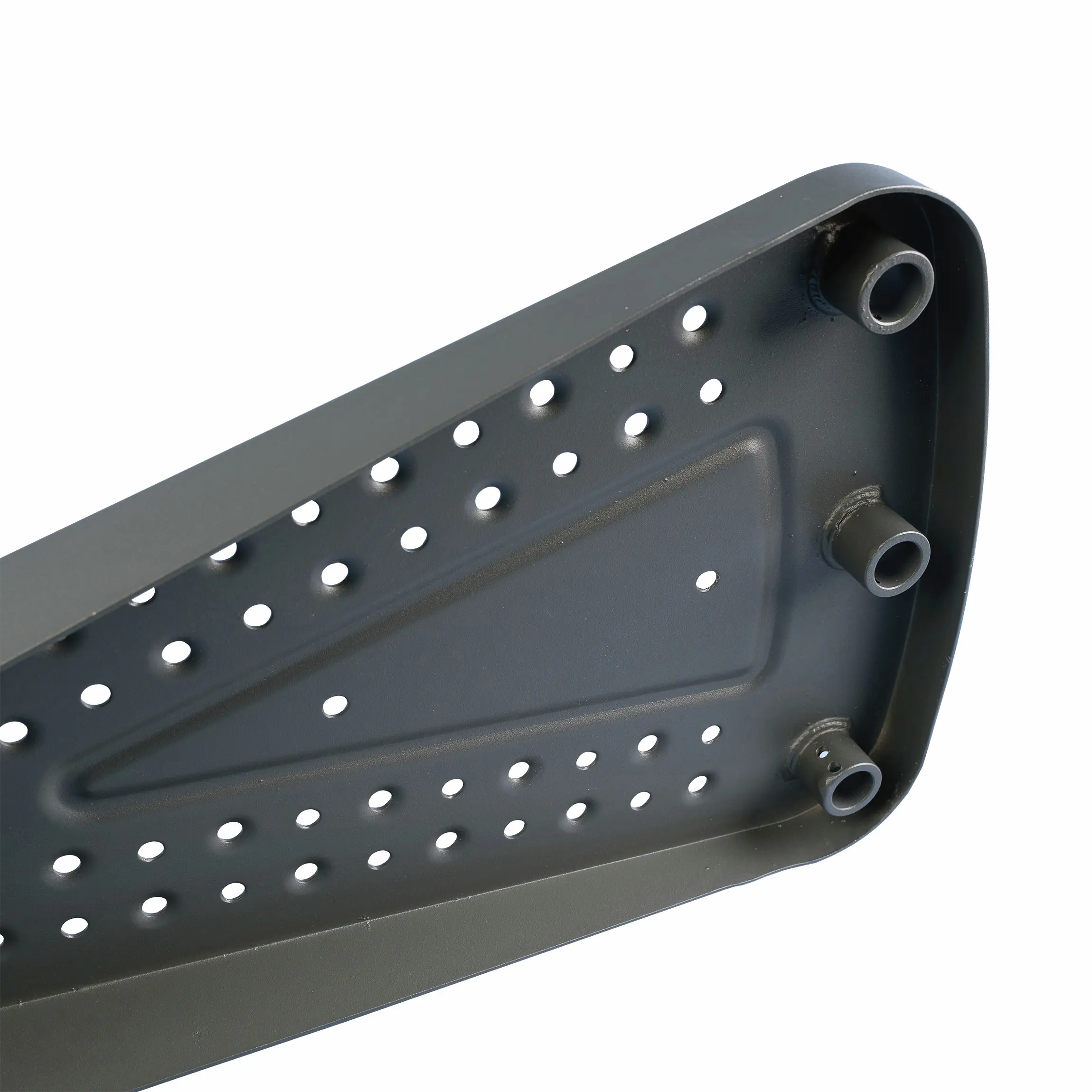 Dolle Außenspindeltreppe Gardenspin komplett 11 Stufen Ø 125 cm mit Metallstufen anthrazit