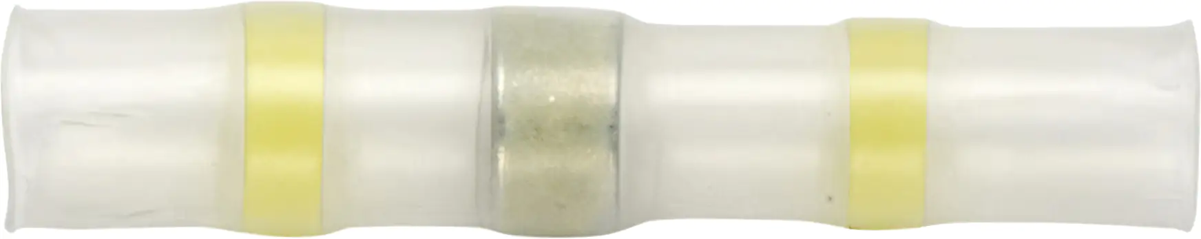 SWG Lötstoßverbinder gelb 6,0mm mit thermoplastischem Ring