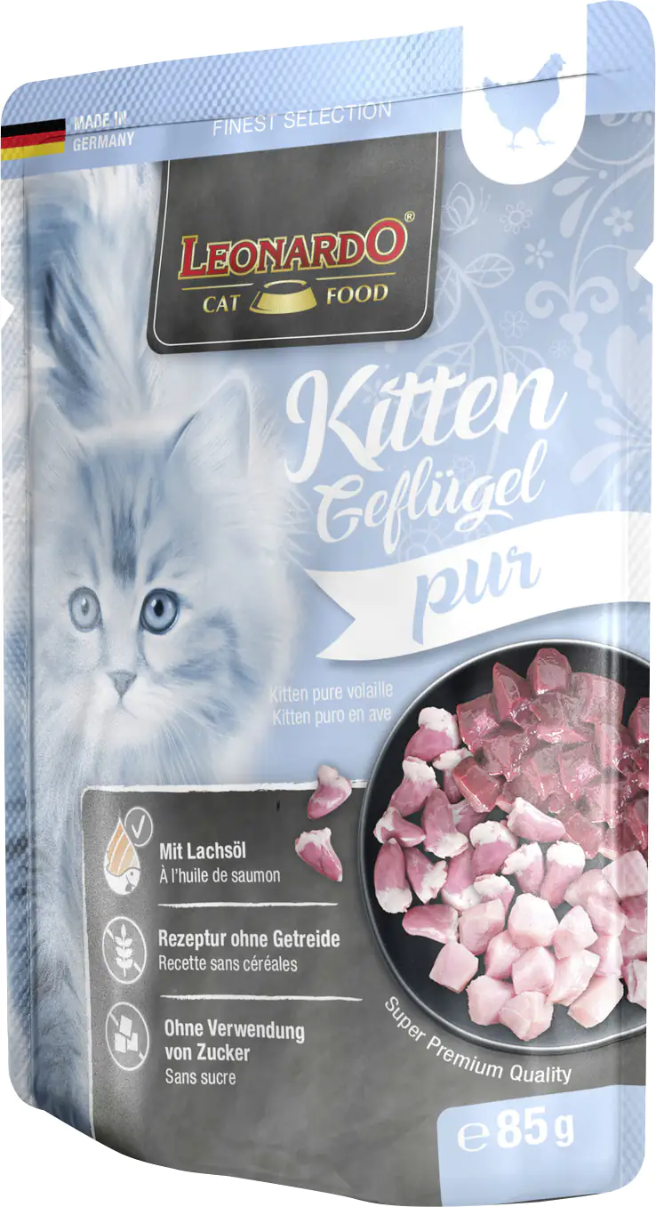 Leonardo Kitten Geflügel 85 g