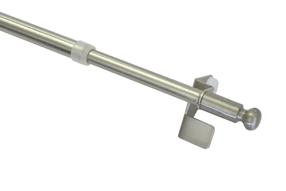 Gardinia Klemmstange Press & Go Filigrano Kugel, edelstahl, 80 - 110 cm