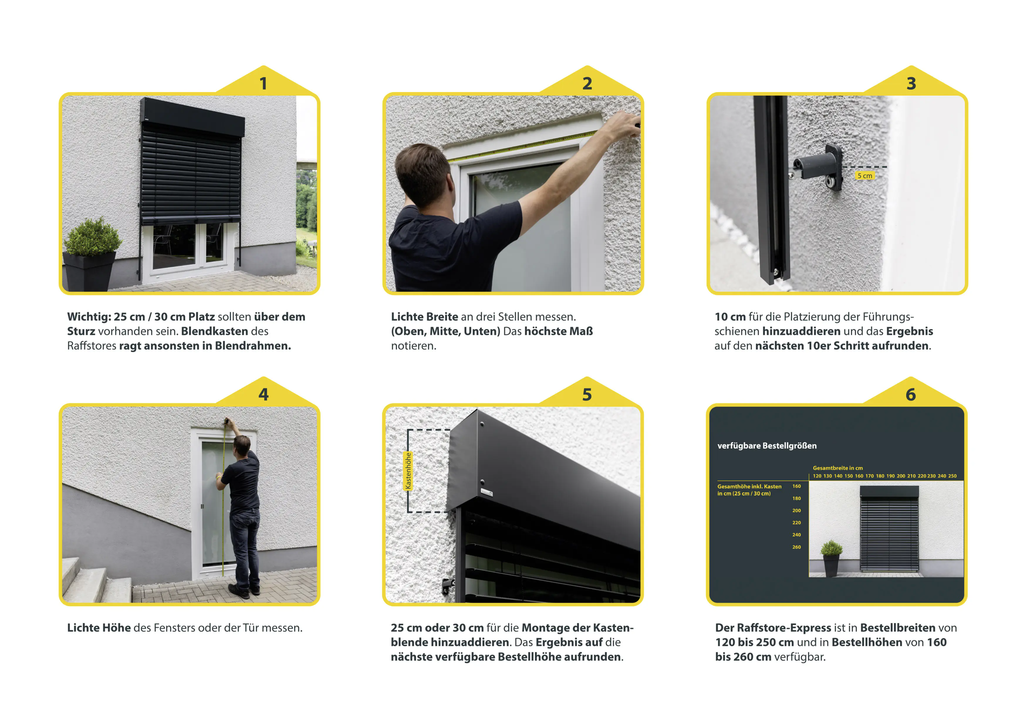 Schellenberg Raffstore Express, anthrazit 190 x 220 cm, Blende 30 cm