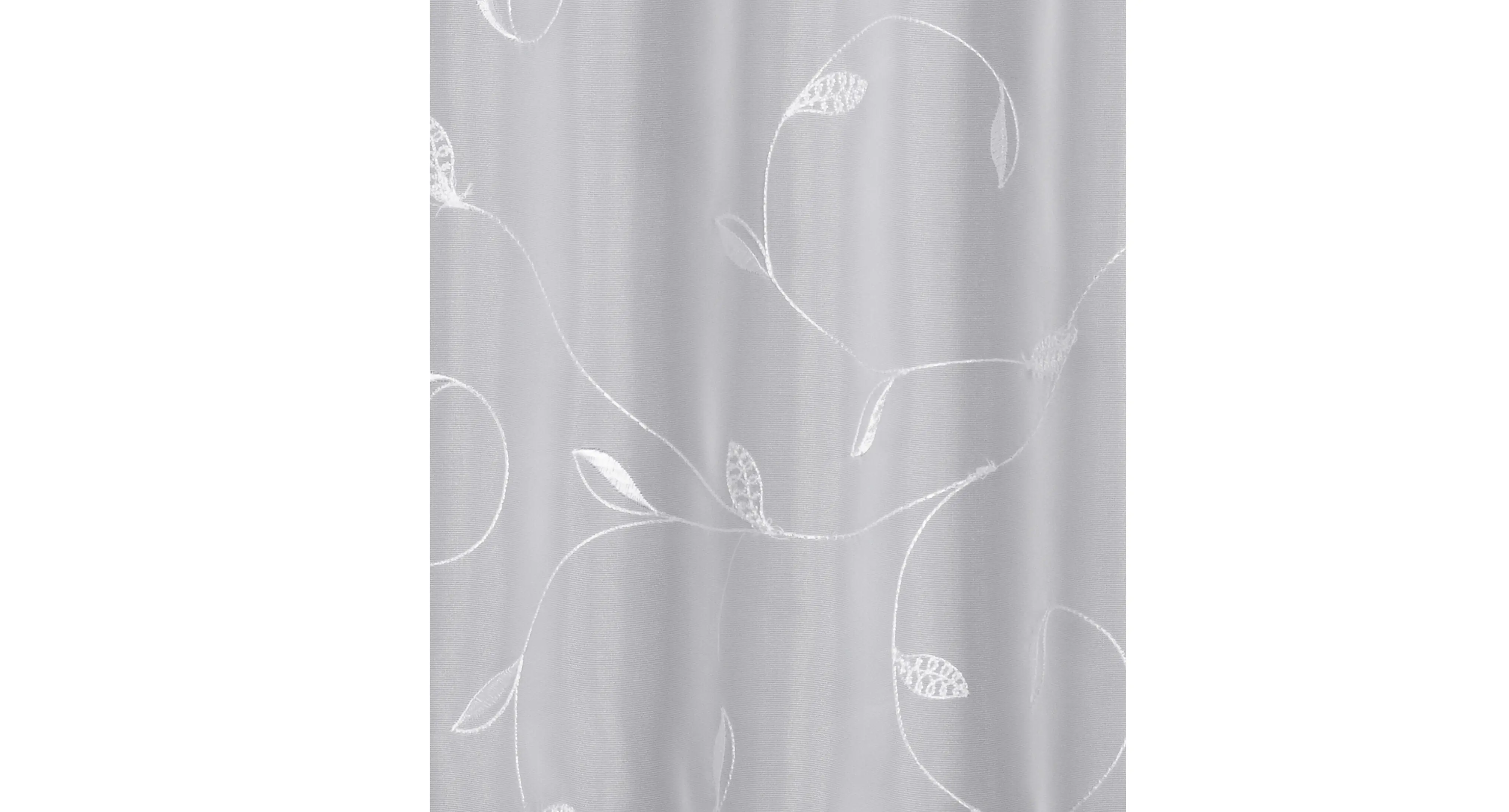 Sehlbach Panneau Lianenstickerei 135 x 45 cm weiß 