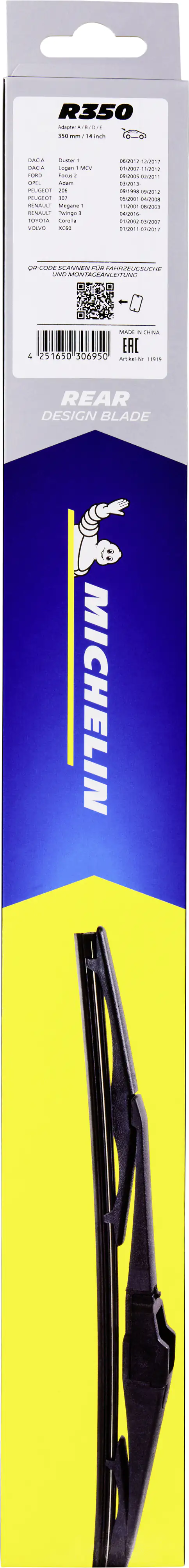 Michelin Scheibenwischer Heck R350 350mm Michelin Scheibenwischer Heck R350 350mm