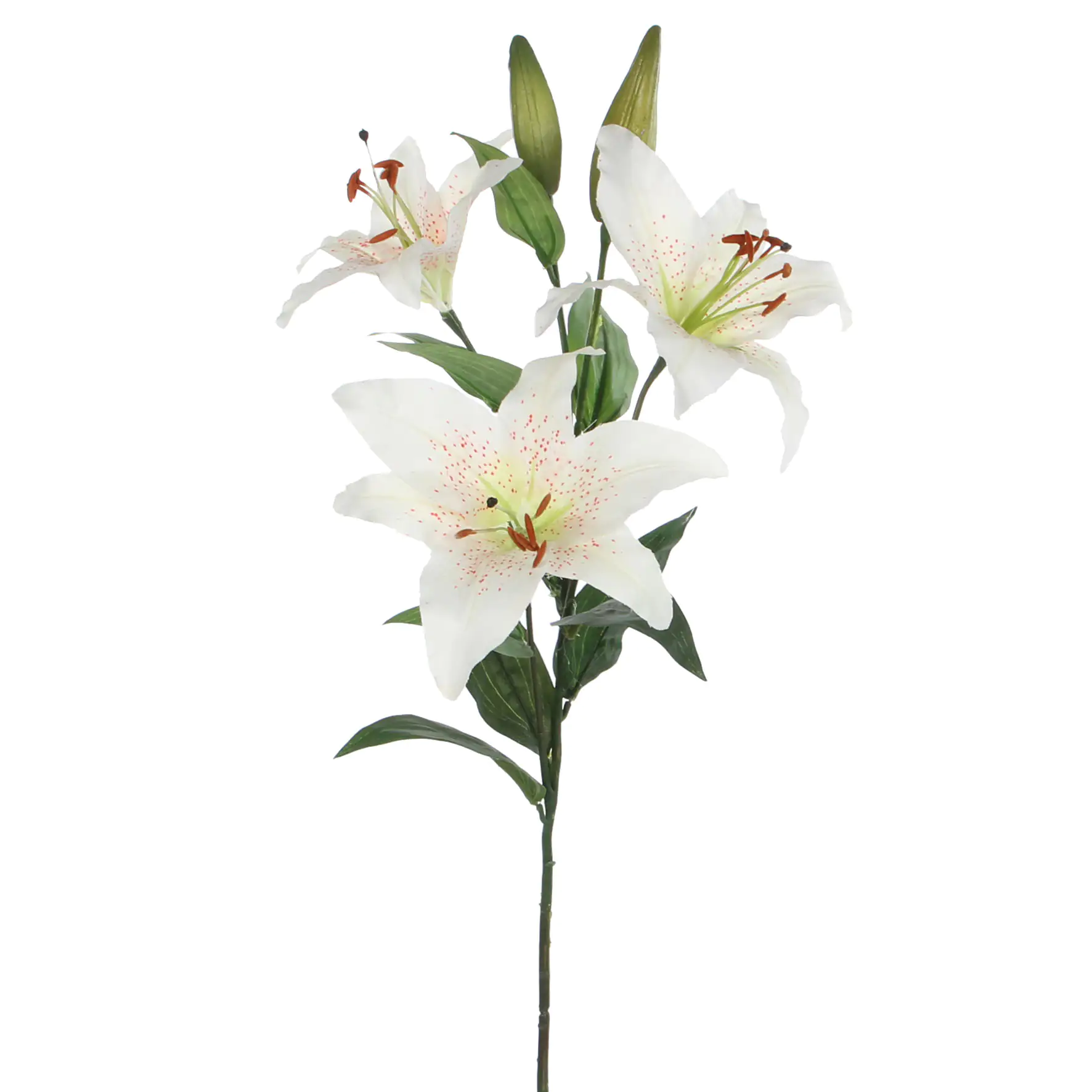 Mica künstlicher Lilienstiel stargazer creme 75 cm