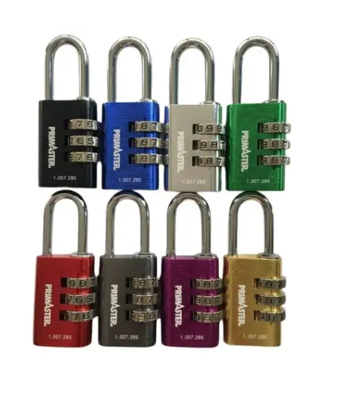 Primaster Zahlenschloss Aluminium 74 mm