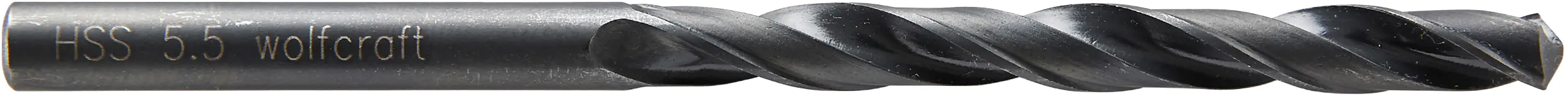 Wolfcraft Metallbohrer HSS rollgewalzt 7505010 Ø 5,5 mm Rundschaft