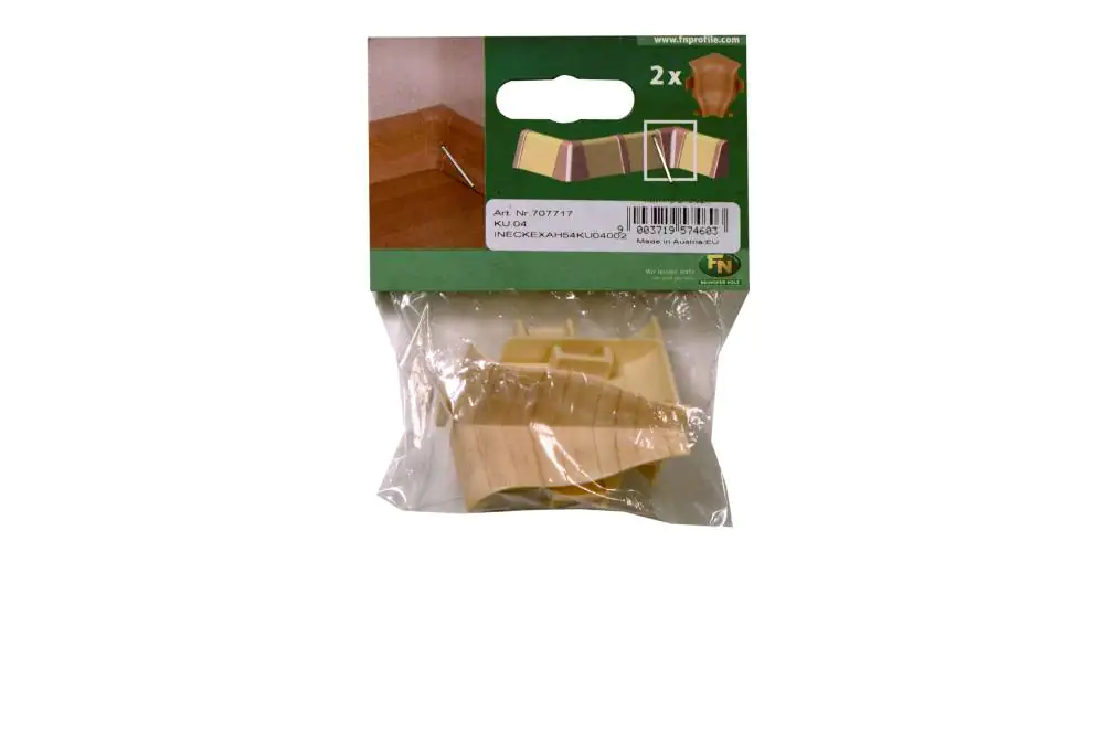 Inneneck für Kunststoffleiste KU.04 Ahorn hell