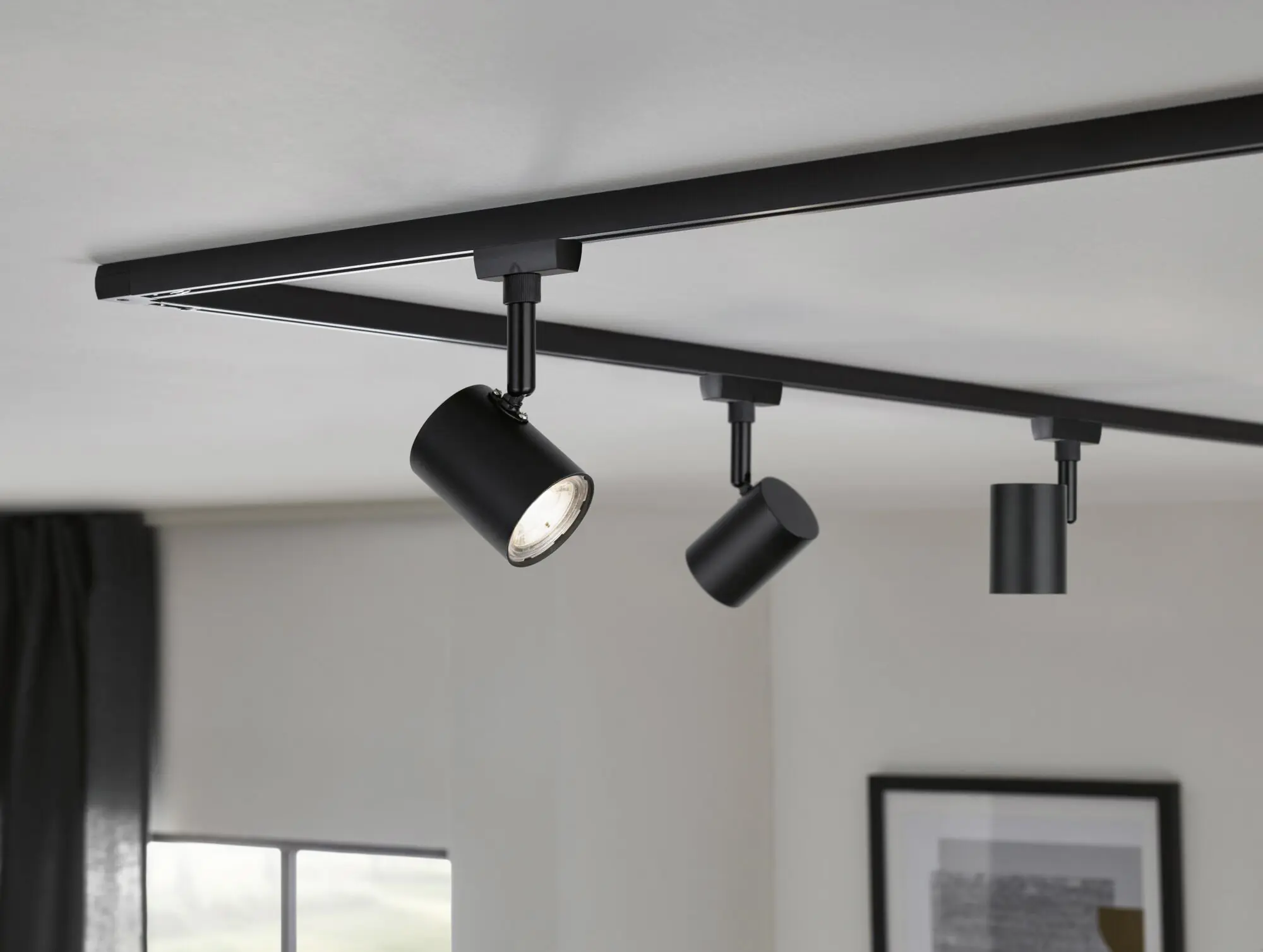 Paulmann URail LED Einzelspot Limba schwarz matt warmweiß