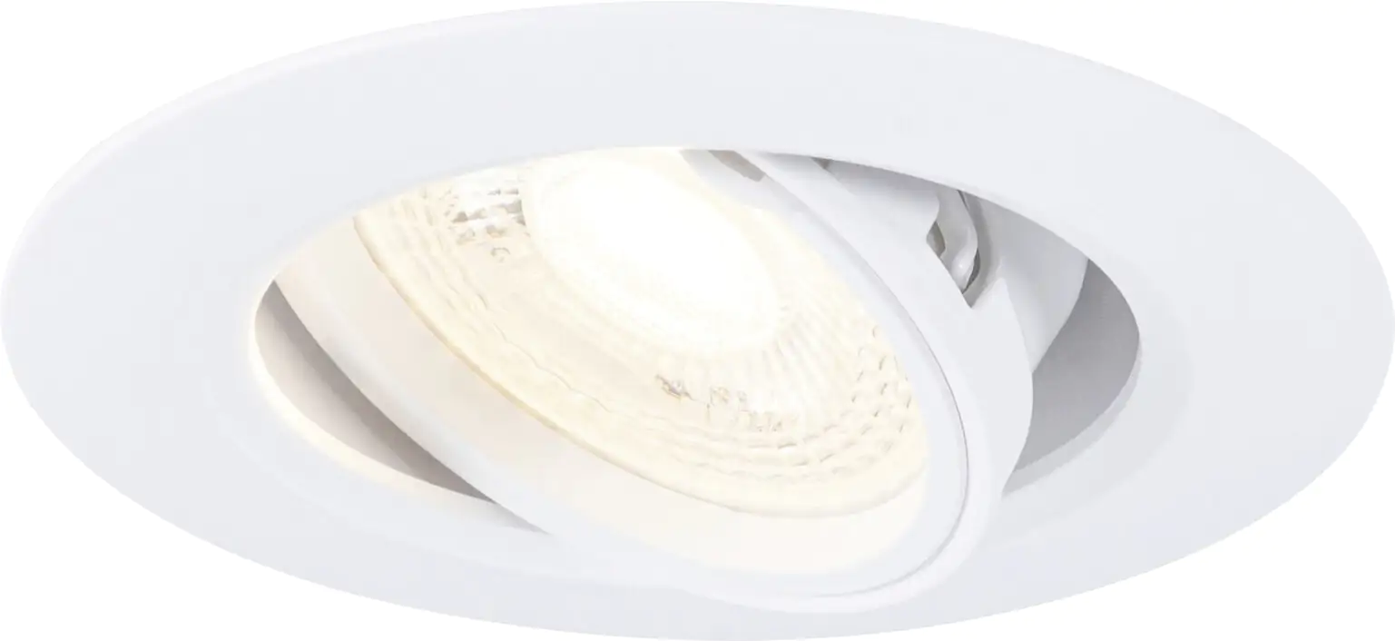 Paulmann LED Einbauleuchte 3er-Set weiß schwenkbar Ø 9 cm 