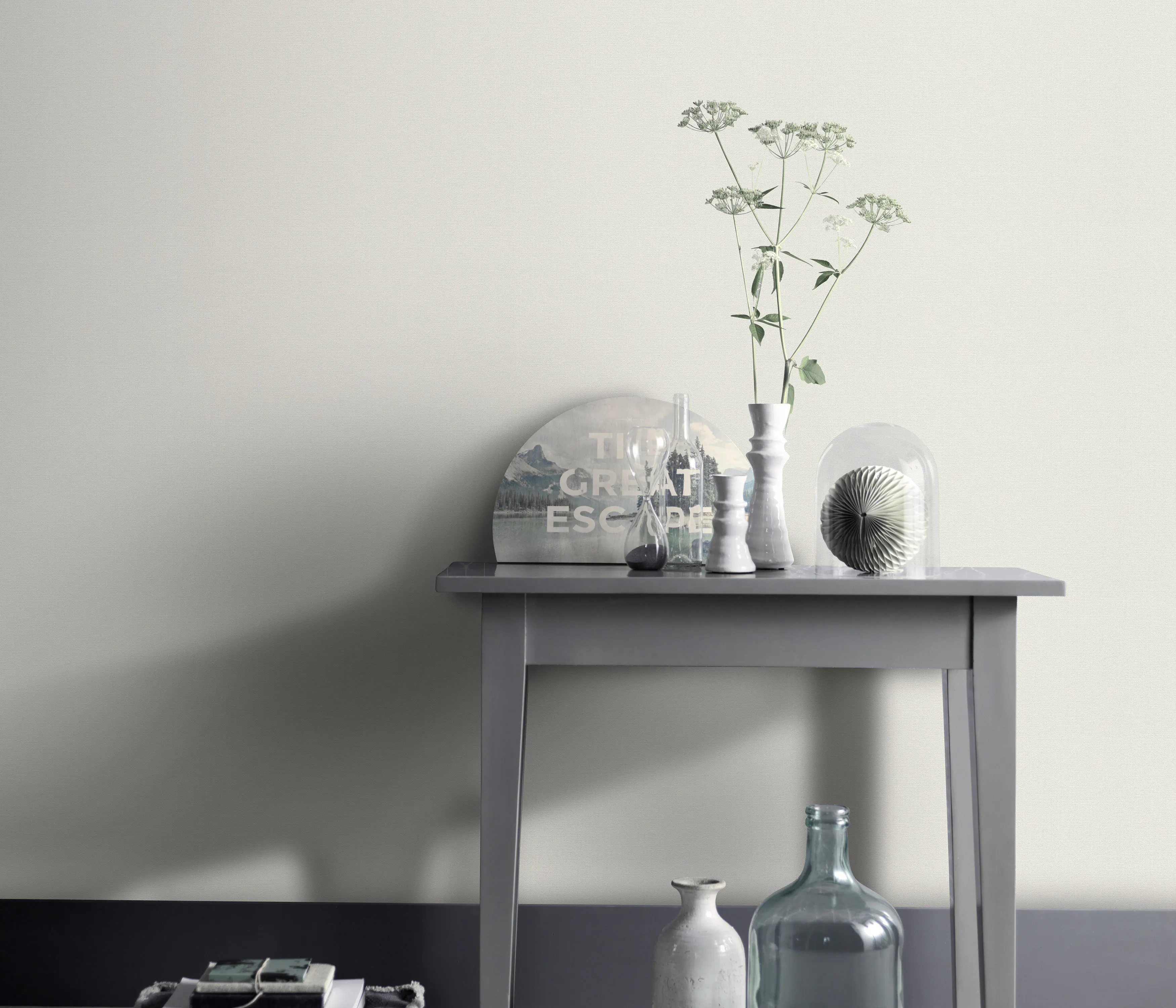 Erismann Vliestapete Woven Uni weiß 10,05 x 0,53 m