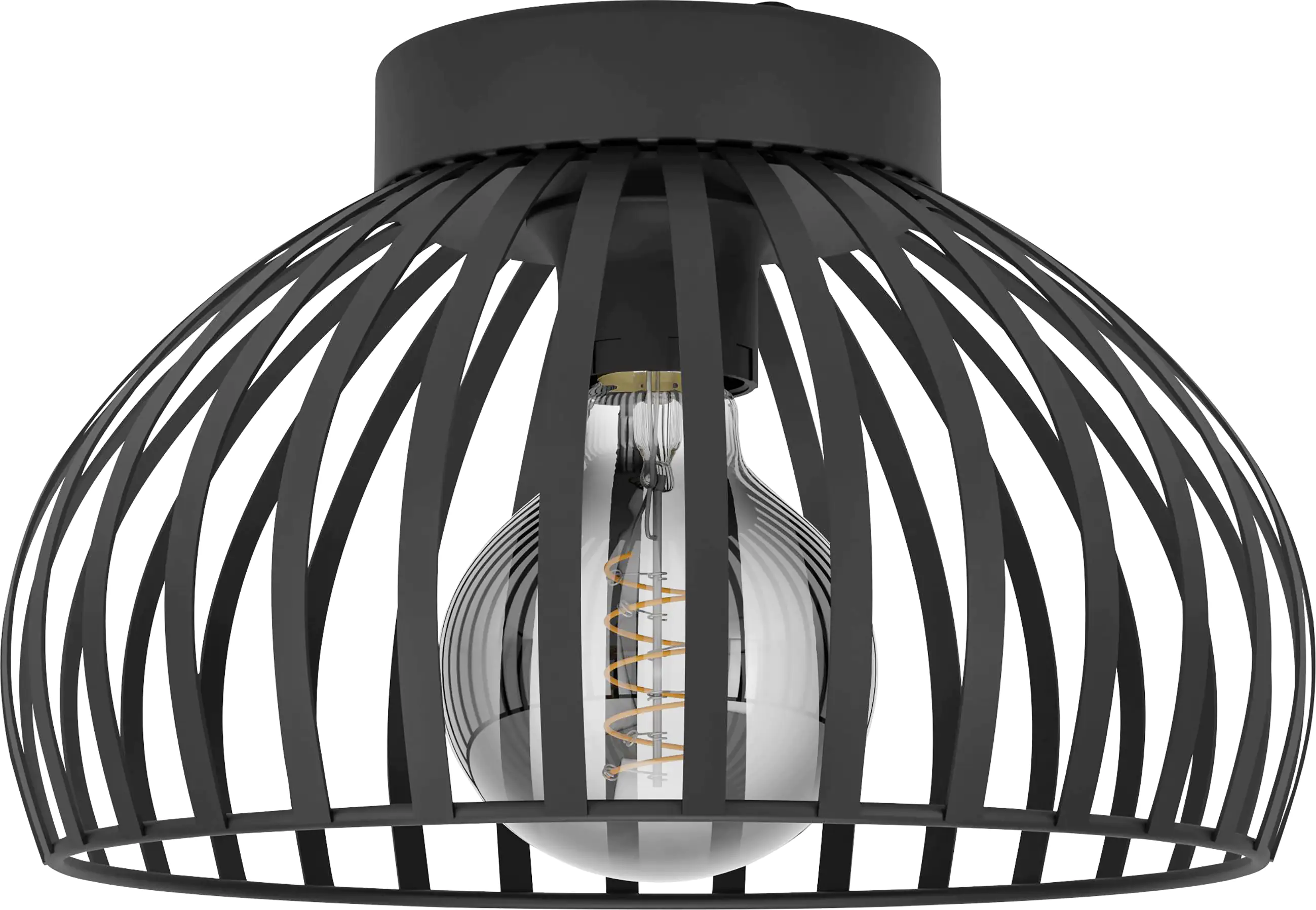 Eglo Deckenleuchte Mogano 3 schwarz Ø 28 cm