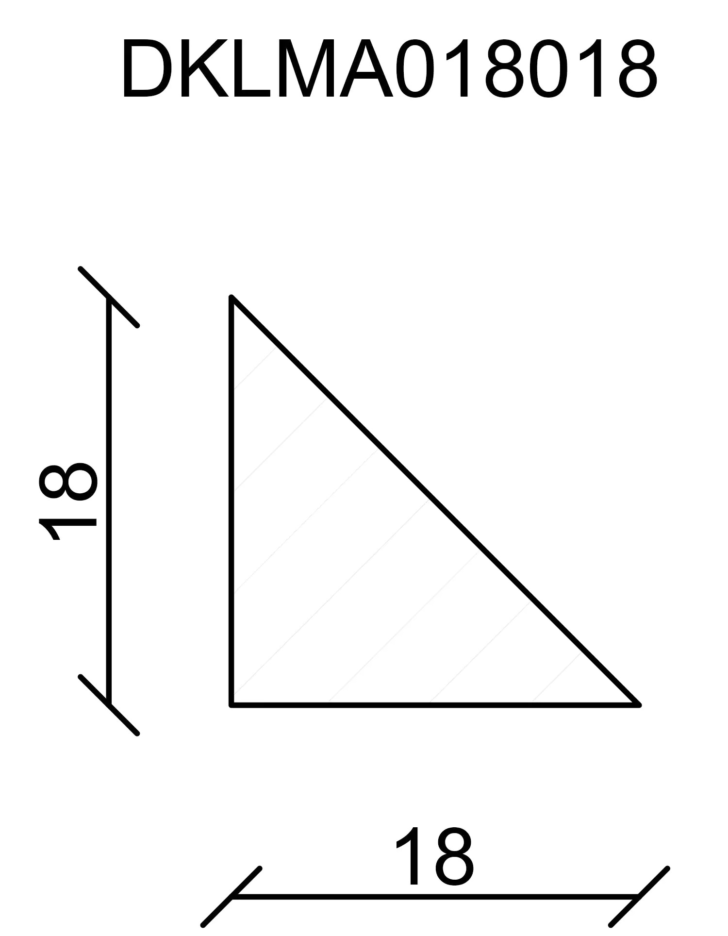 FN Neuhofer Dreikantleiste trapezförmig 100 cm 18 x 18 mm Fichte/Kiefer