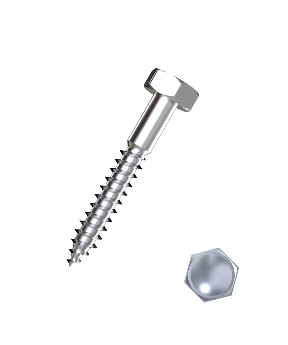 Connex Holzschrauben 6.0 x 70 mm Sechskant Sechskantkopf - 20 Stk.