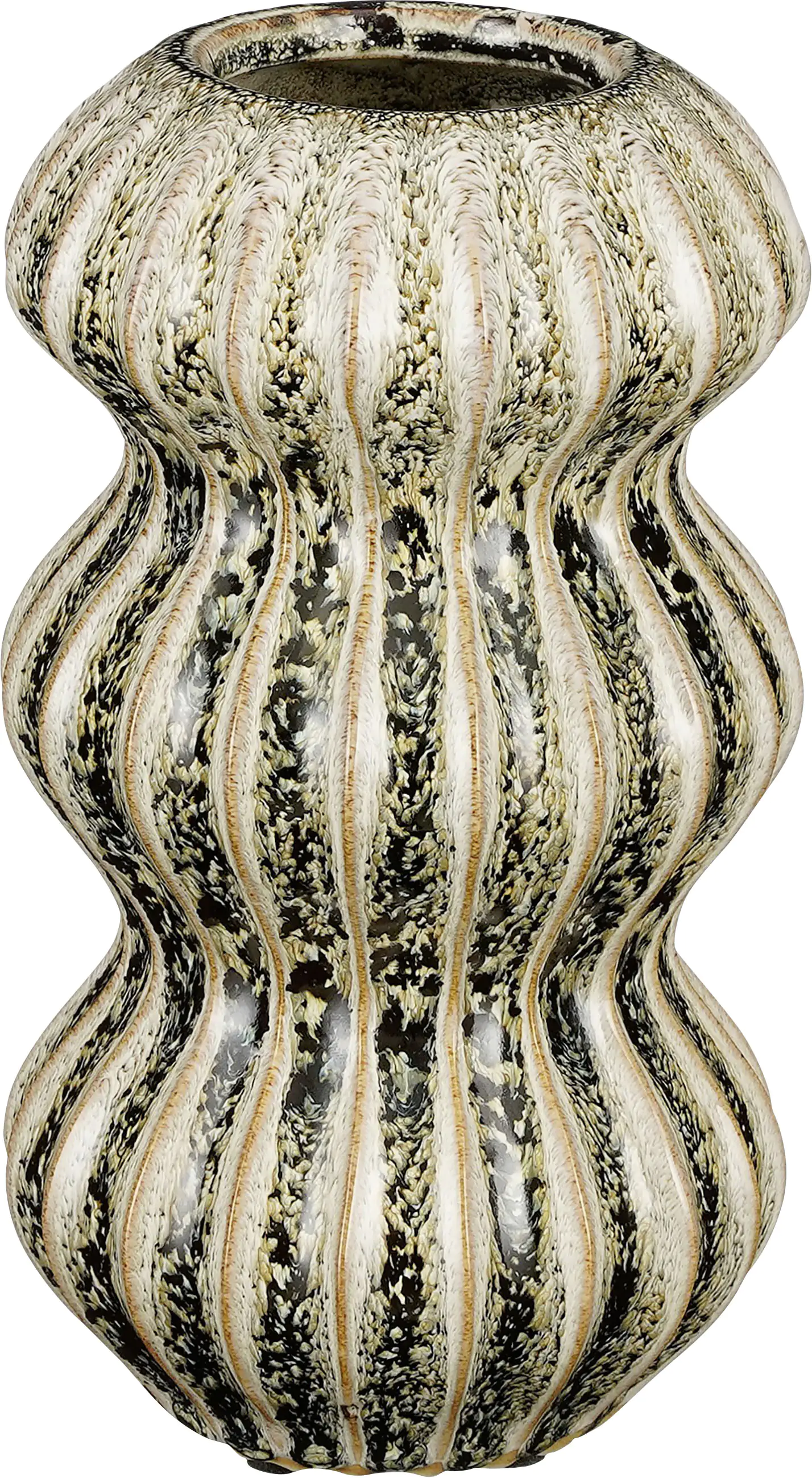 Mica Vase Pippa grün aus Keramik 23 cm
