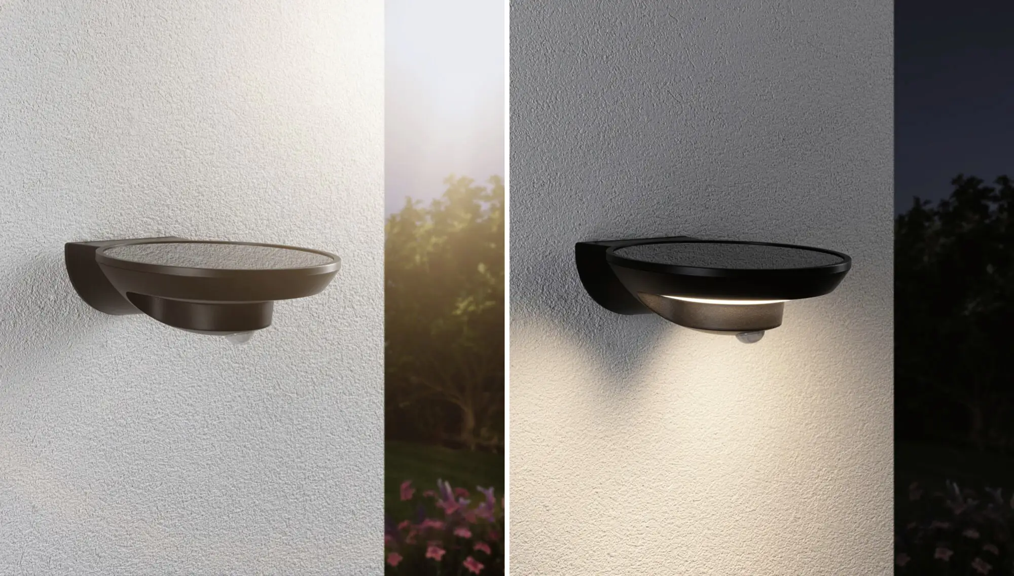 Paulmann Solar-Wandleuchte Borola anthrazit warmweiß mit Bewegungsmelder Paulmann Solar-Wandleuchte Borola anthrazit warmweiß mit Bewegungsmelder