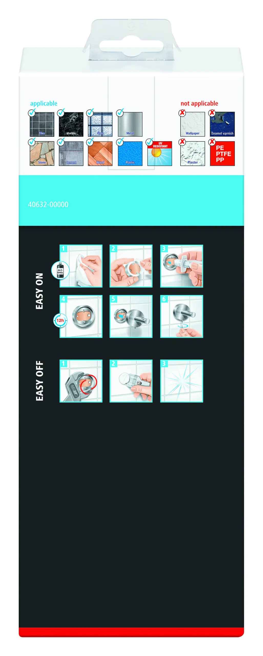 tesa Toilettenbürste Smooz verchromtes Metall mit Wandbefestigungstechnologie tesa Toilettenbürste Smooz verchromtes Metall mit Wandbefestigungstechnologie